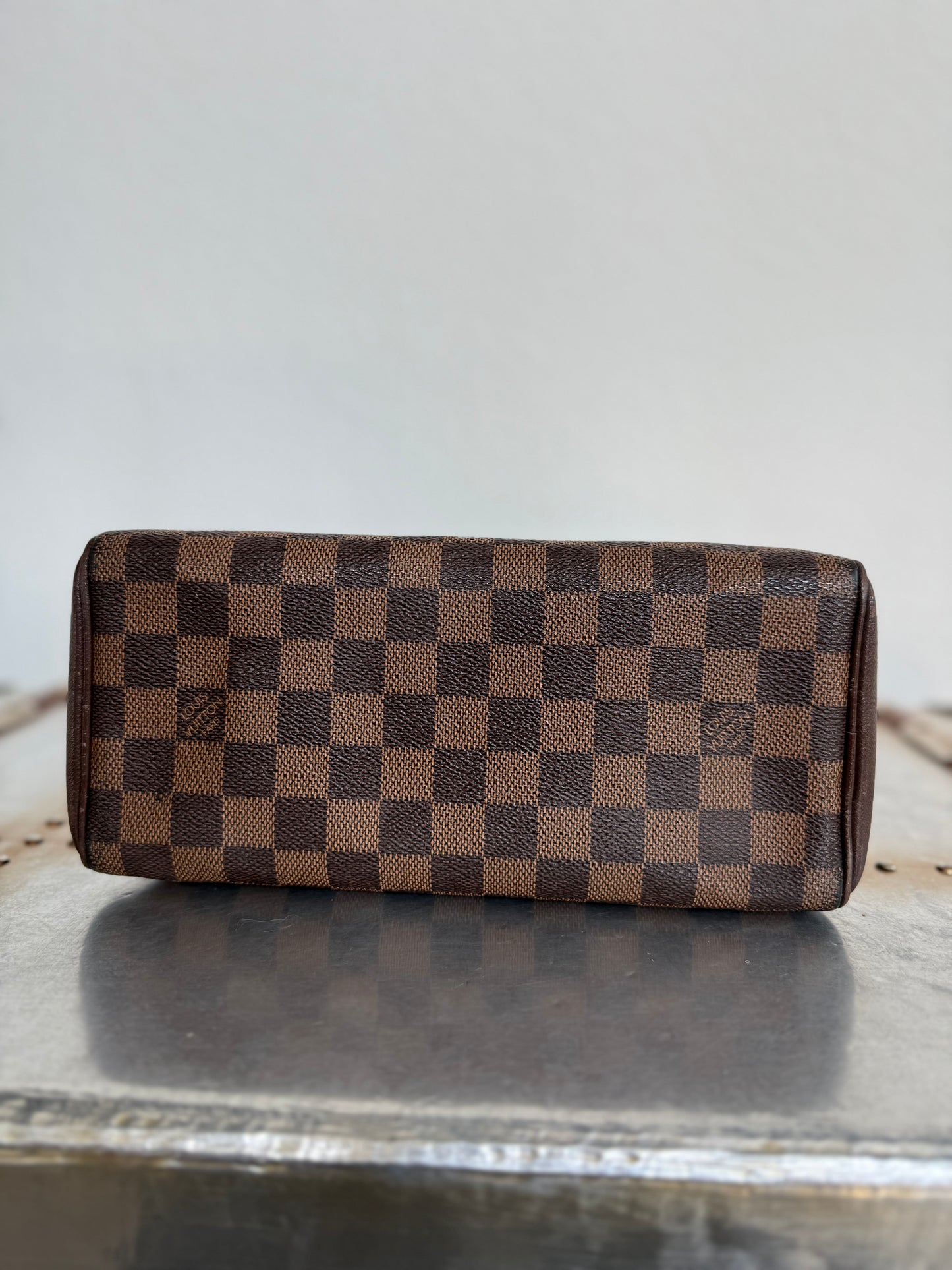 Pre-owned Authentic Louis Vuitton Brera Damier Ebene Handbag