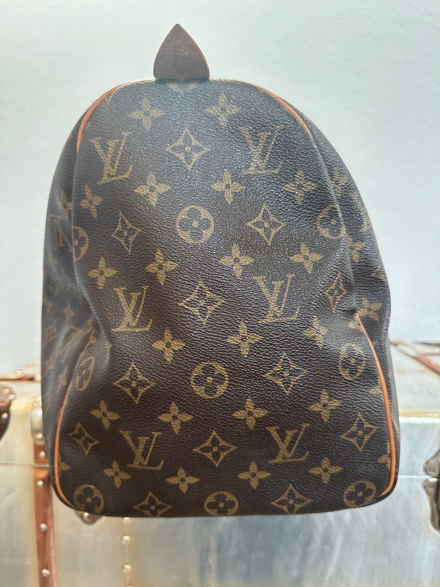 Pre-owned Authentic Louis Vuitton Keepall 45 Monogram Travel Handbag