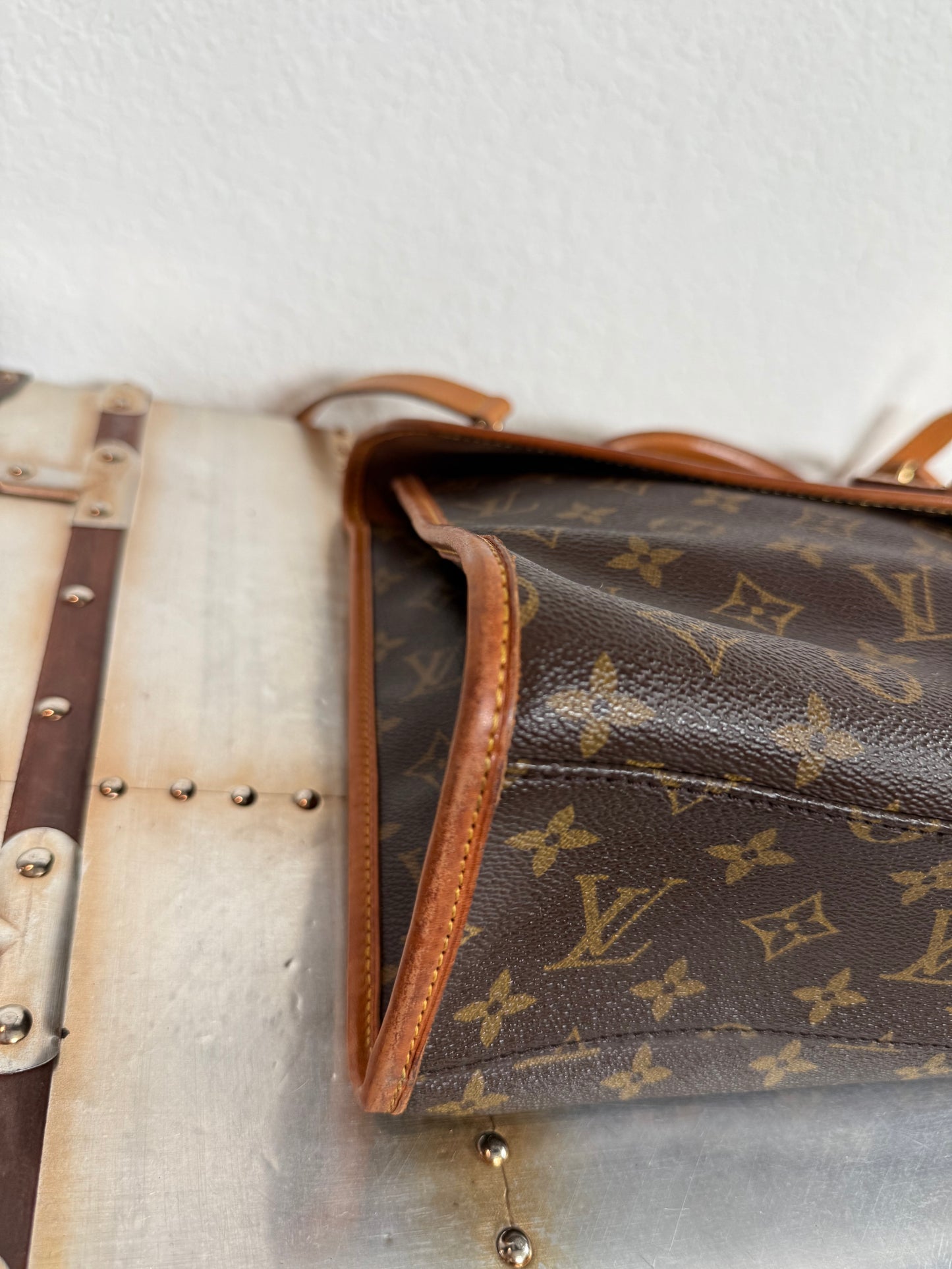 Pre-owned Authentic Louis Vuitton Beverly MM Monogram Shoulder Bag