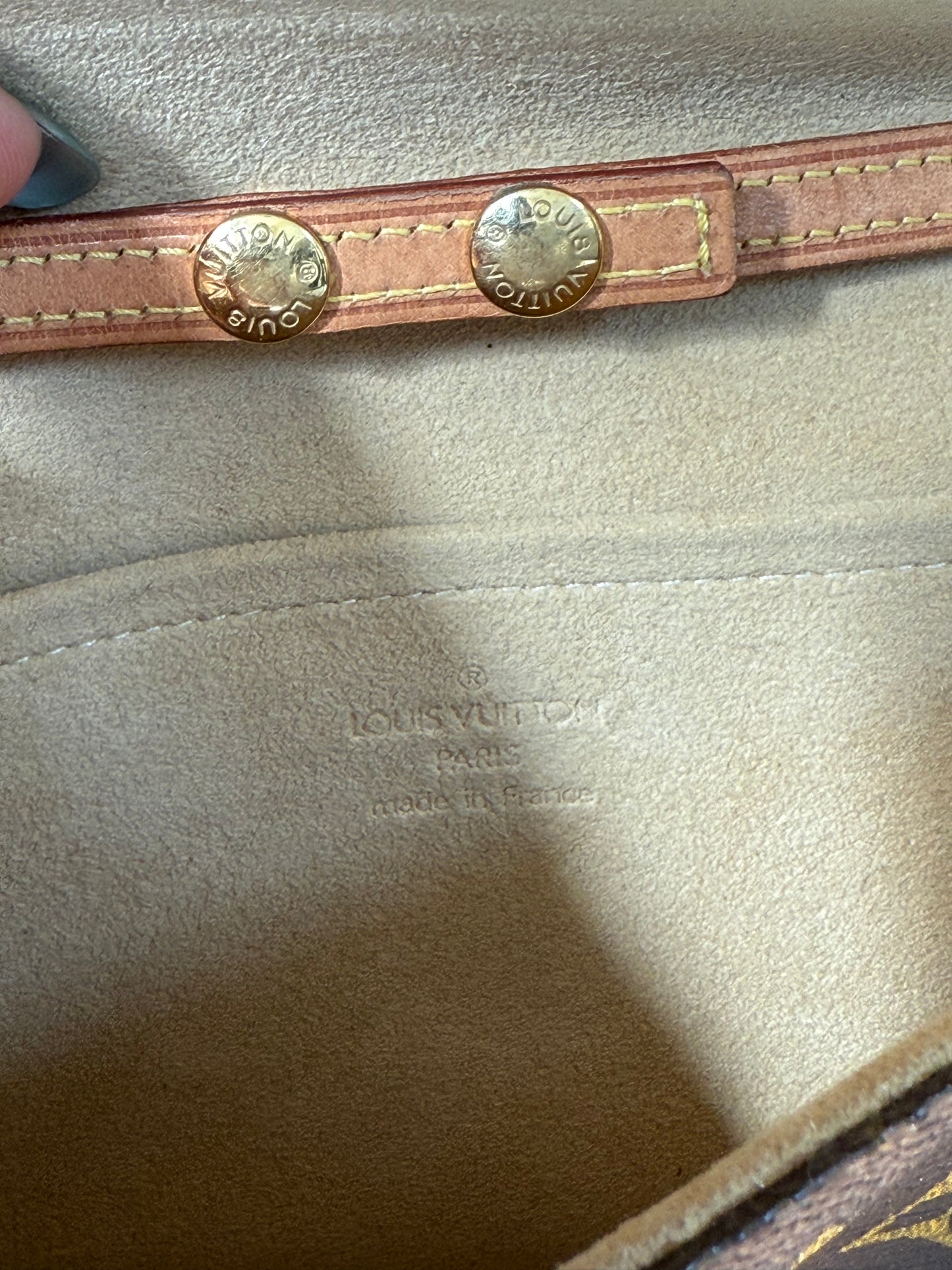 Pre-owned Authentic Louis Vuitton Pochette Twin GM Monogram Shoulder Bag