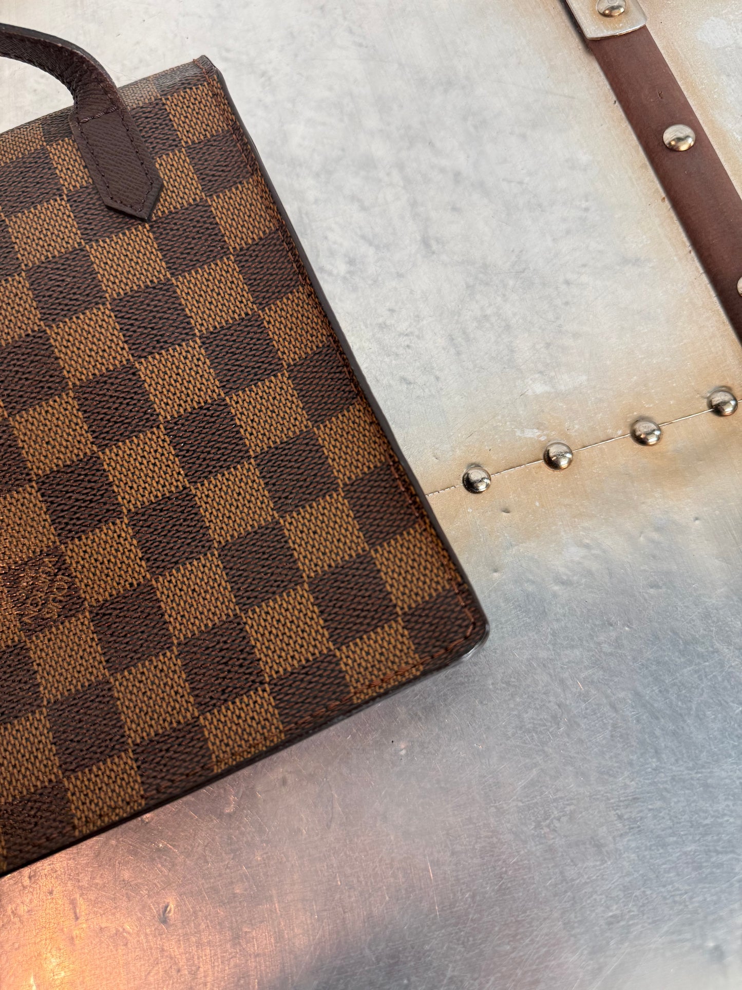 Pre-owned Authentic Louis Vuitton Pimlico Damier Ebene Shoulder / Crossbody Bag