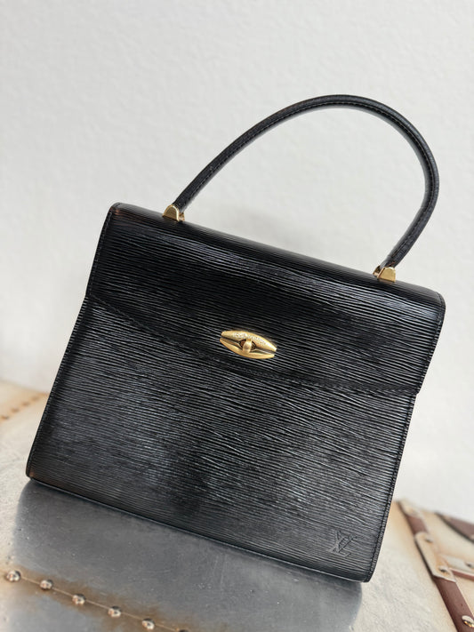 Pre-owned Authentic Louis Vuitton Malesherbes Epi handbag