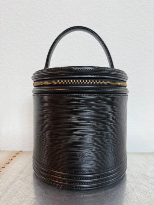 Pre-owned Authentic Louis Vuitton Epi Cannes Vanity Handbag