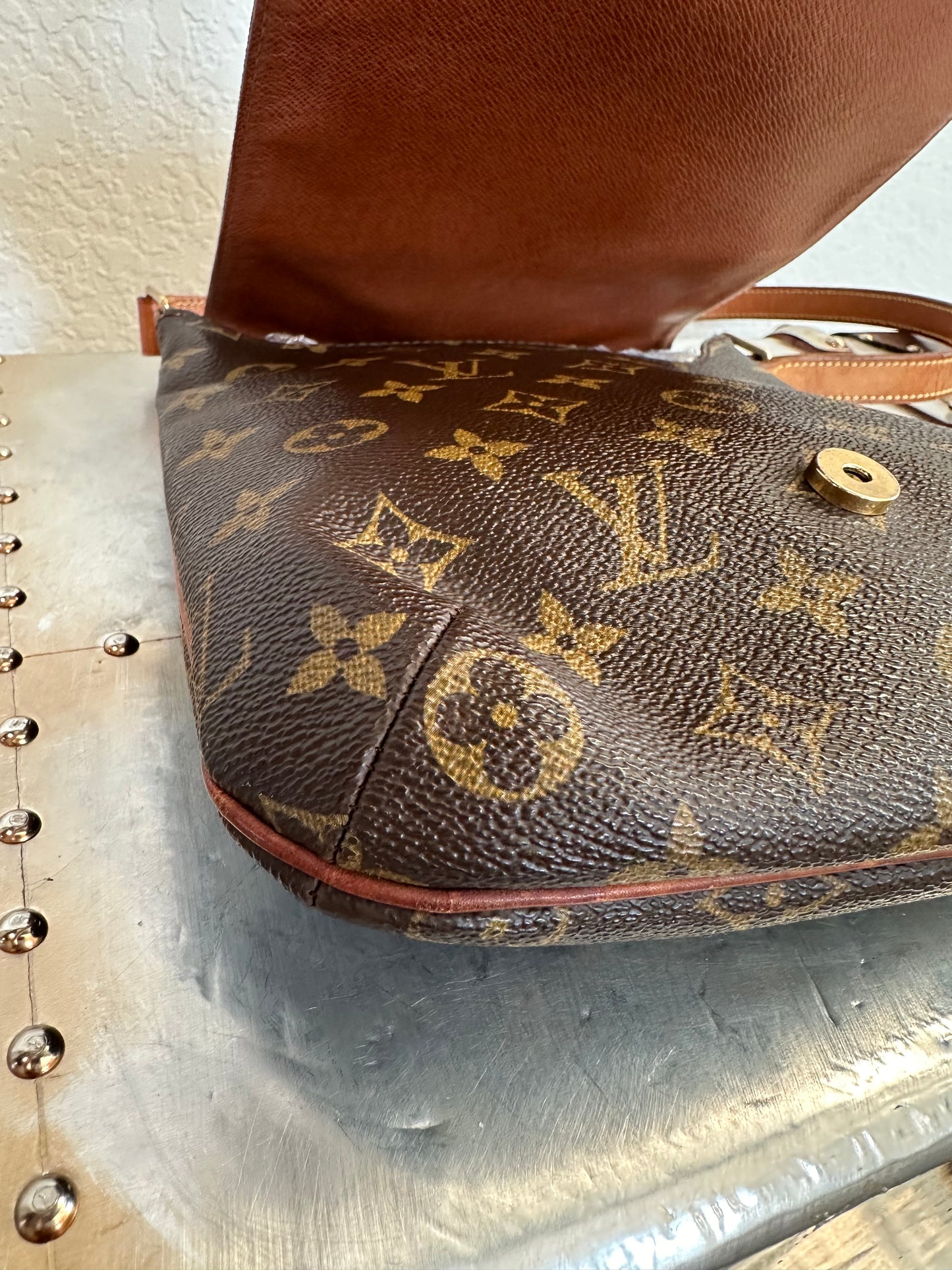 Pre-owned Authentic Louis Vuitton Musette Salsa Short Strap Monogram Shoulder Bag
