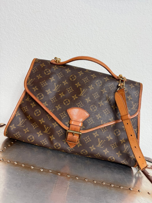 Pre-owned Authentic Louis Vuitton Beverly MM Monogram Shoulder Bag
