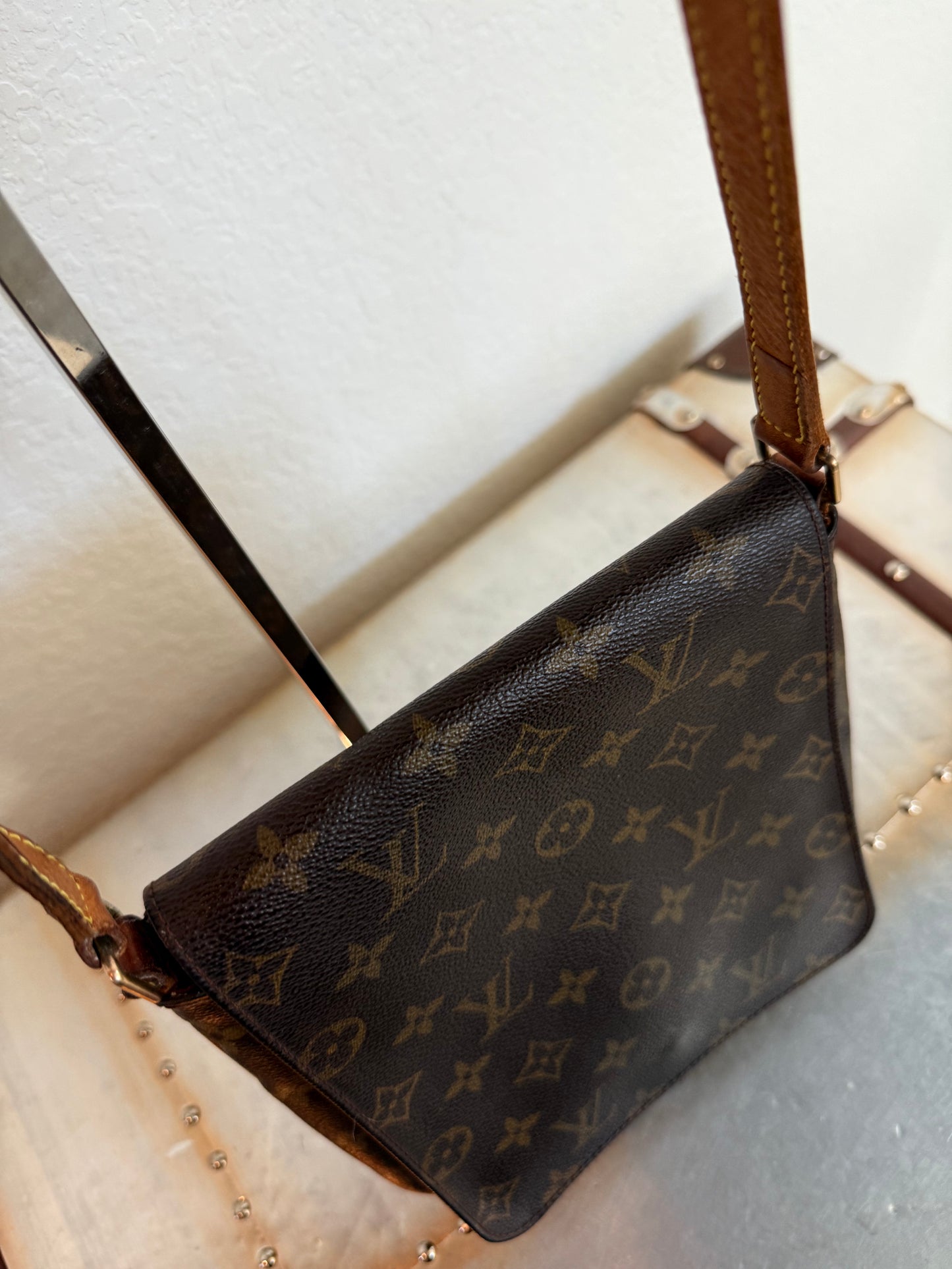 Pre-owned Authentic Louis Vuitton Musette Salsa Long Strap Monogram Shoulder / Crossbody Bag
