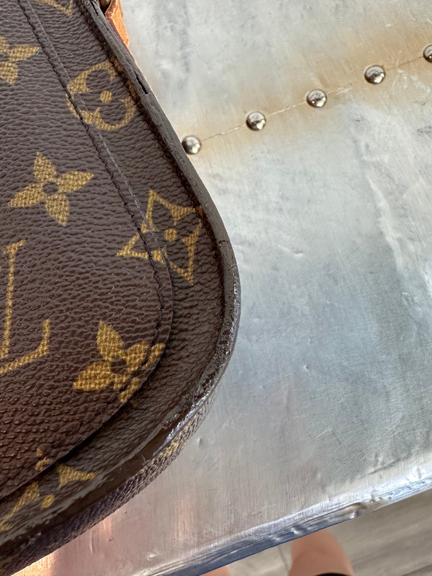 Pre-owned Authentic Louis Vuitton Saint Cloud PM Monogram Shoulder / Crossbody Bag
