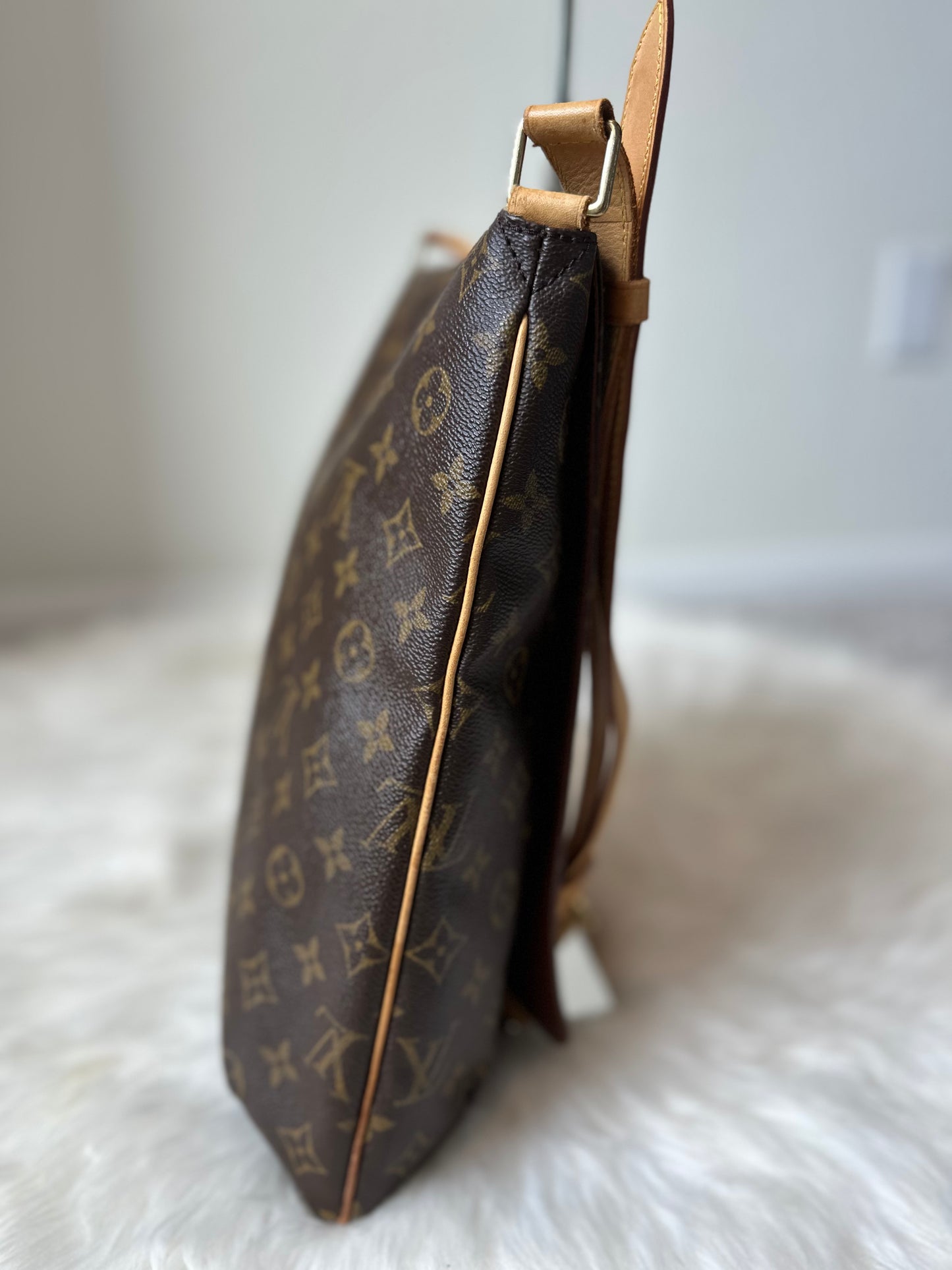 Pre-owned Authentic Louis Vuitton Musette Salsa GM Monogram Shoulder / Crossbody Bag