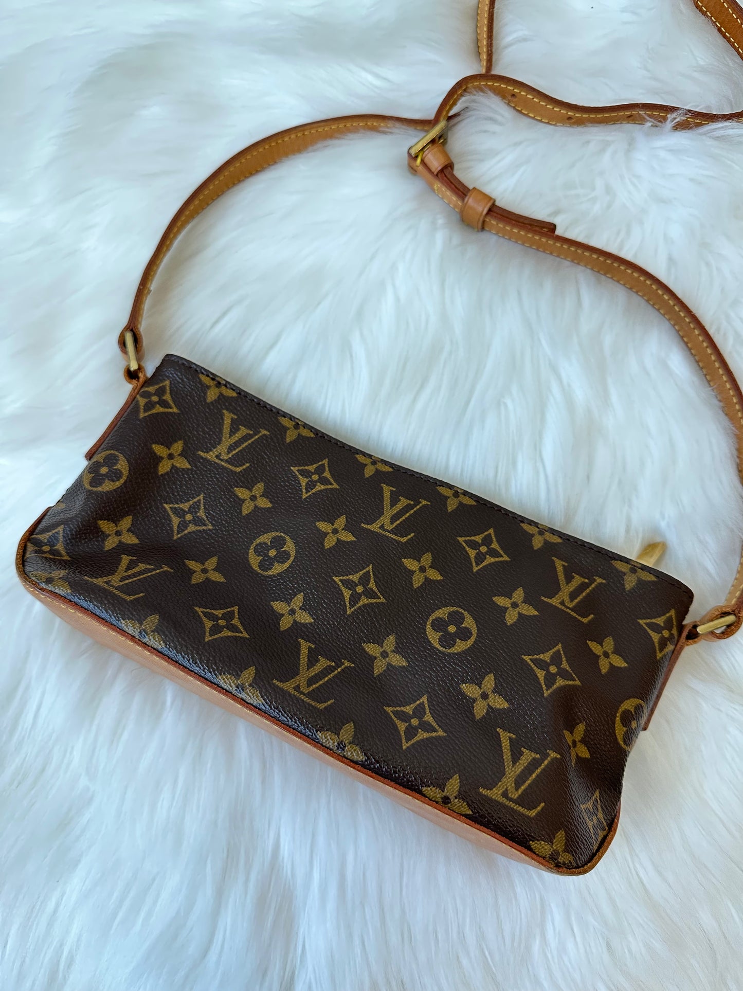 Pre-owned Authentic Louis Vuitton Trotteur Monogram Crossbody Bag