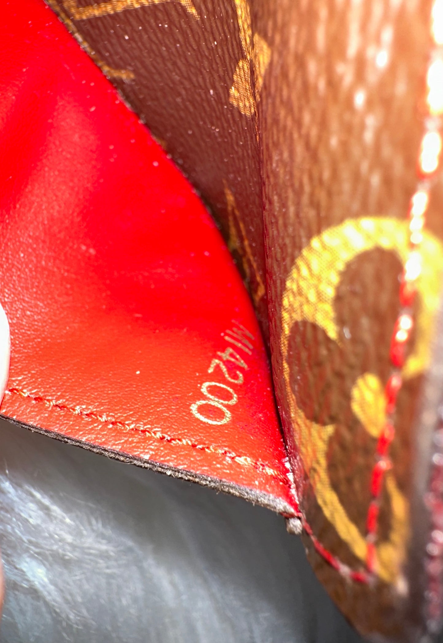 Pre-owned Authentic Louis Vuitton Monogram Sarah Retiro Long Wallet