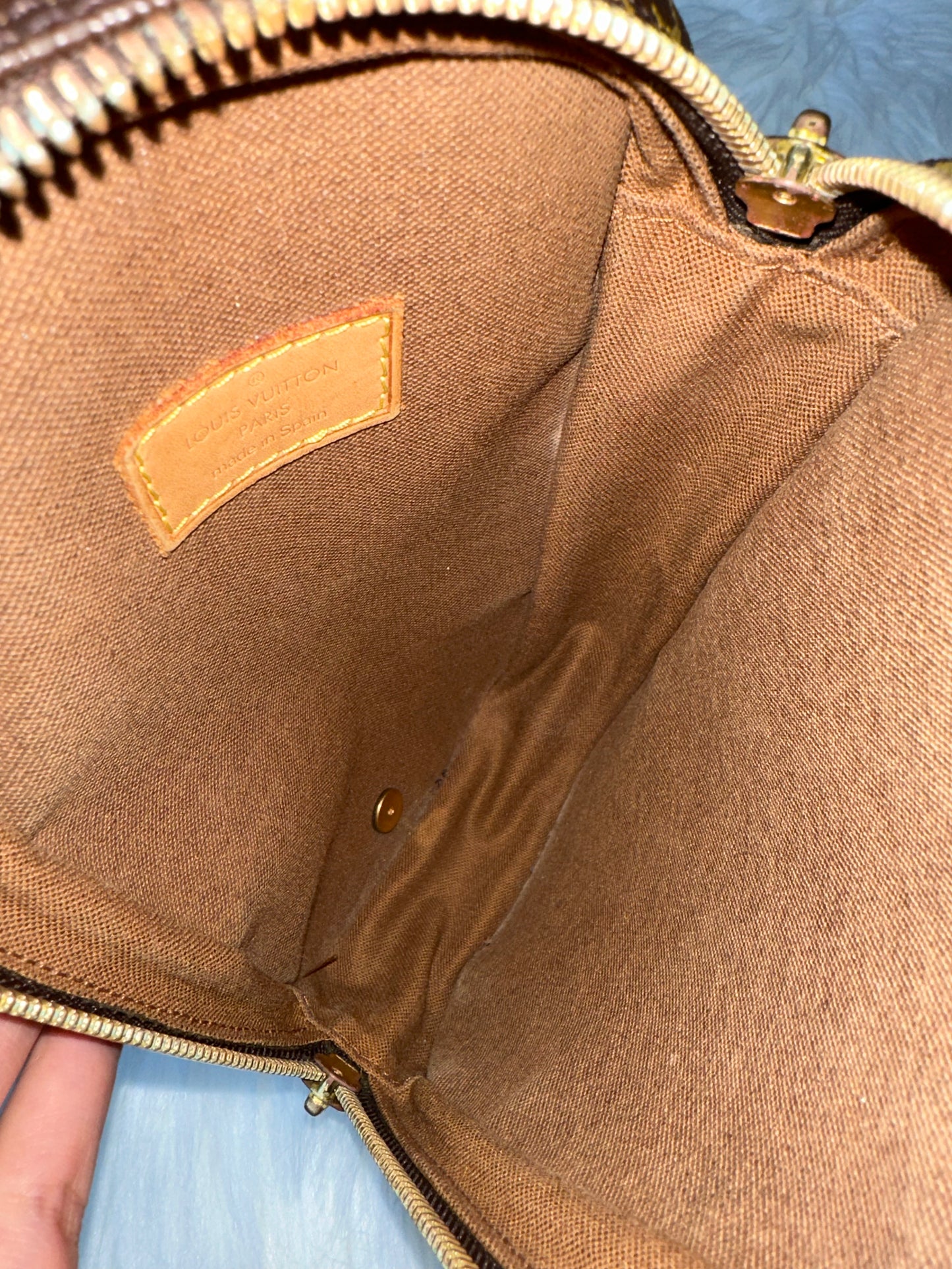 Pre-owned Authentic Louis Vuitton Pochette Gange Monogram Bum Bag