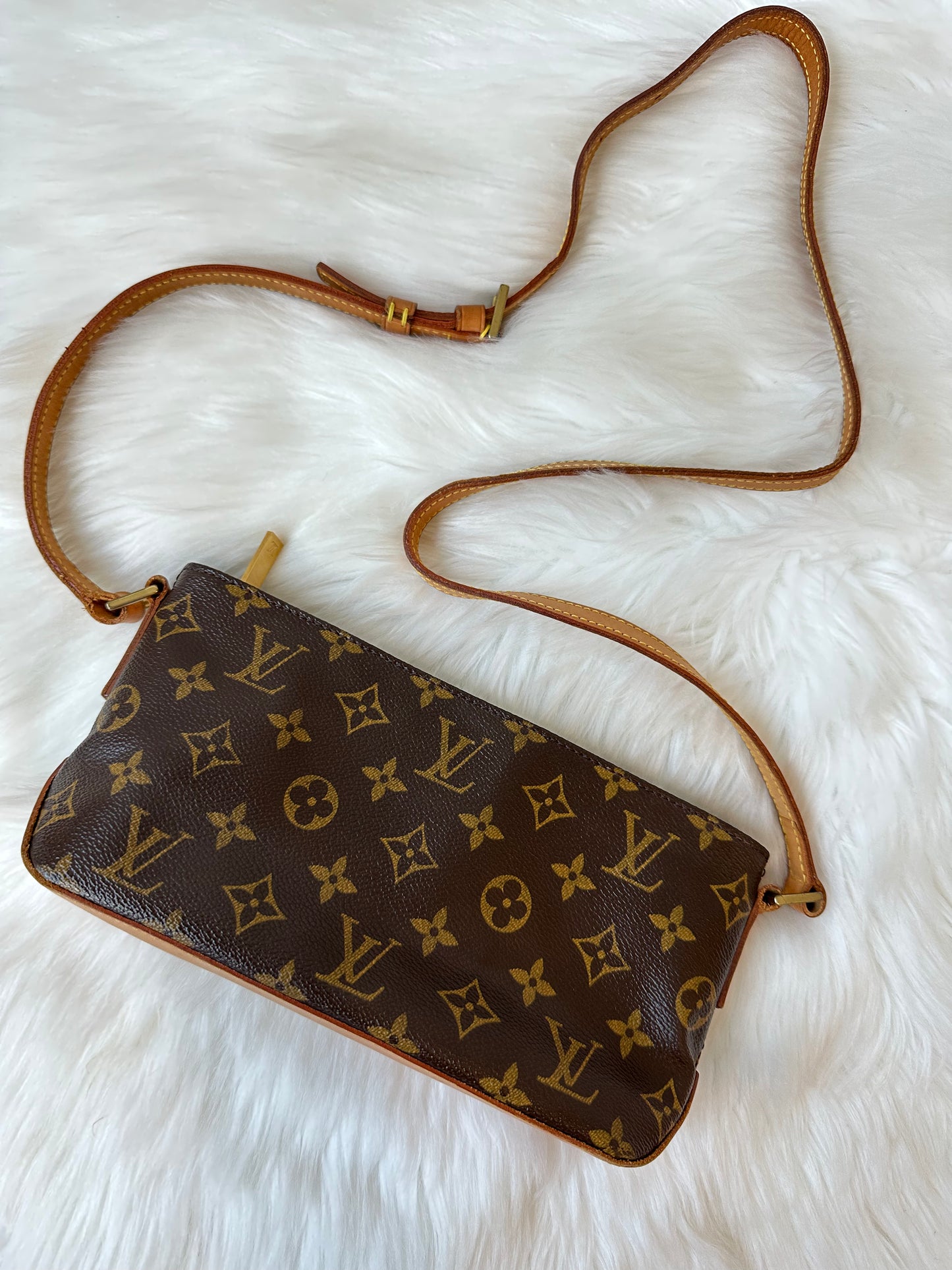 Pre-owned Authentic Louis Vuitton Trotteur Monogram Crossbody Bag