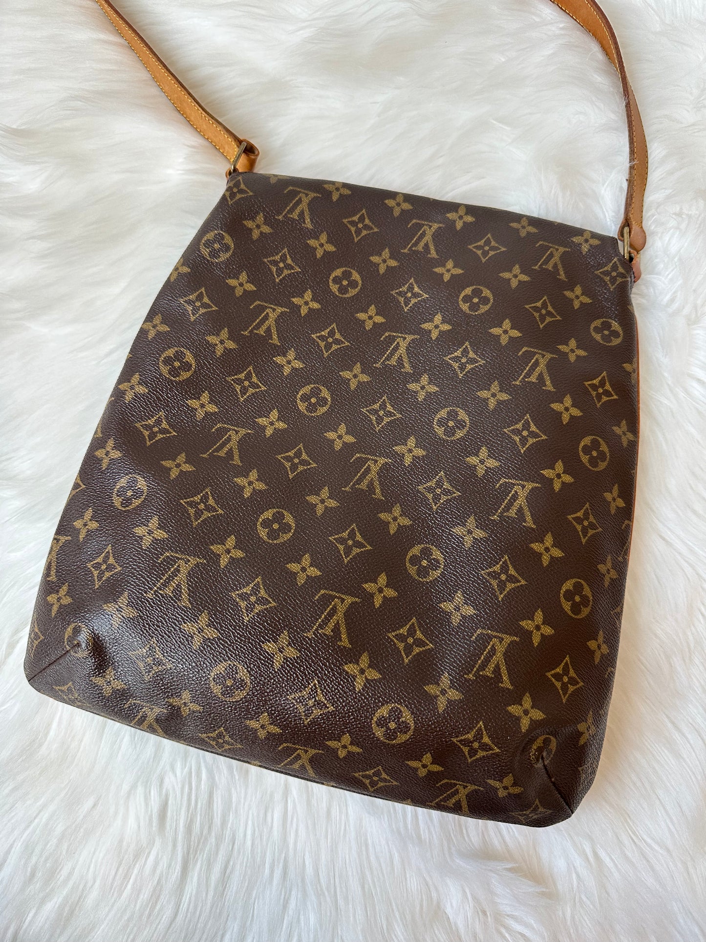 Pre-owned Authentic Louis Vuitton Musette Salsa GM Monogram Shoulder / Crossbody Bag