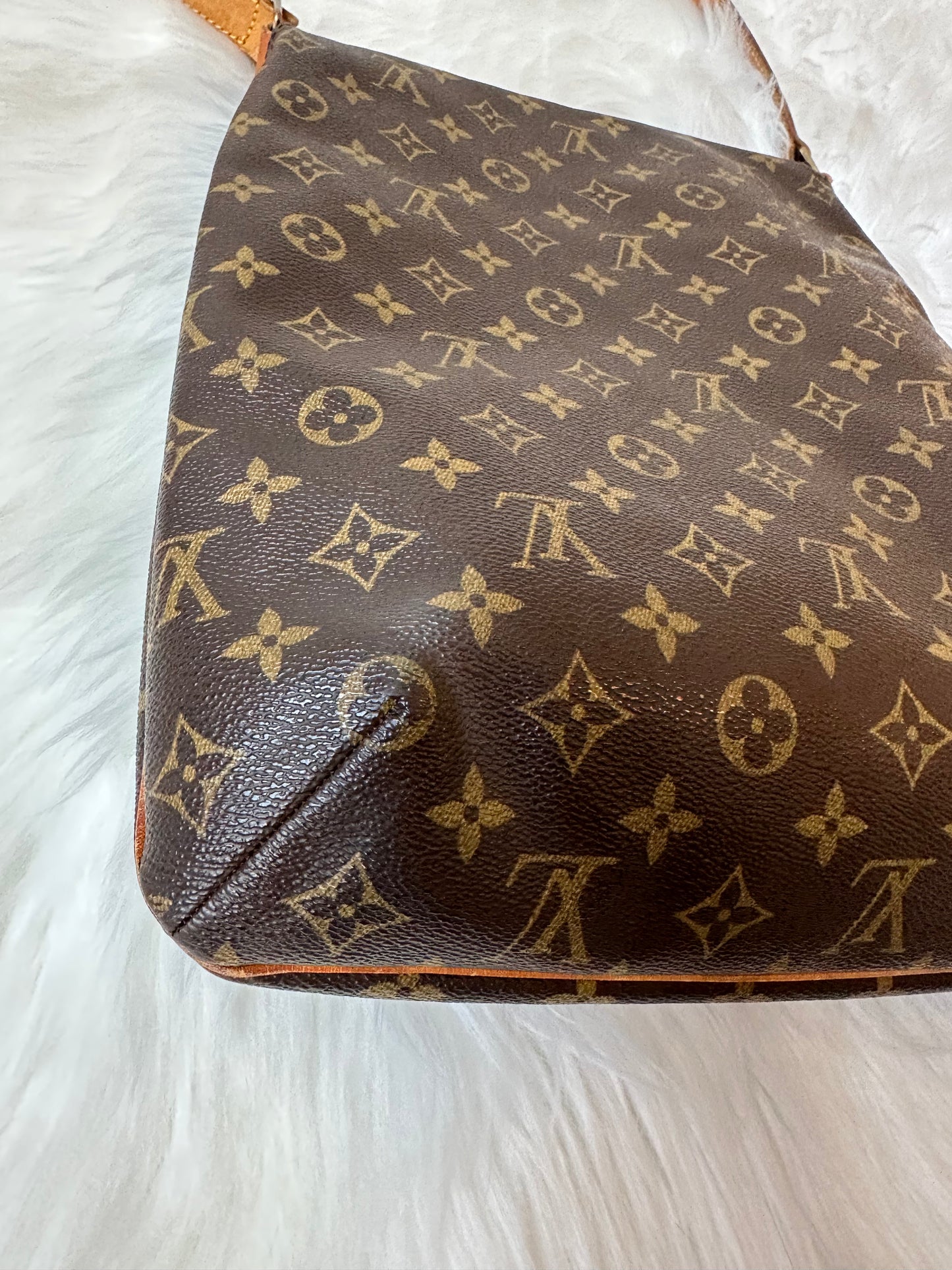 Pre-owned Authentic Louis Vuitton Musette Salsa GM Monogram Shoulder / Crossbody Bag