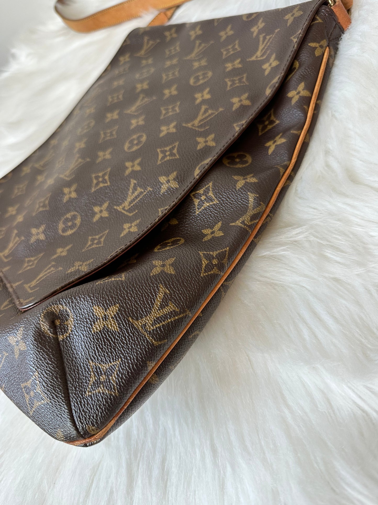 Pre-owned Authentic Louis Vuitton Musette Salsa GM Monogram Shoulder / Crossbody Bag