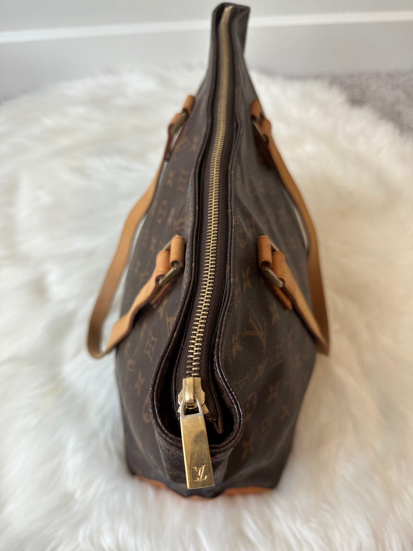 Pre-owned Louis Vuitton Cabas Mezzo Monogram Tote Shoulder Bag
