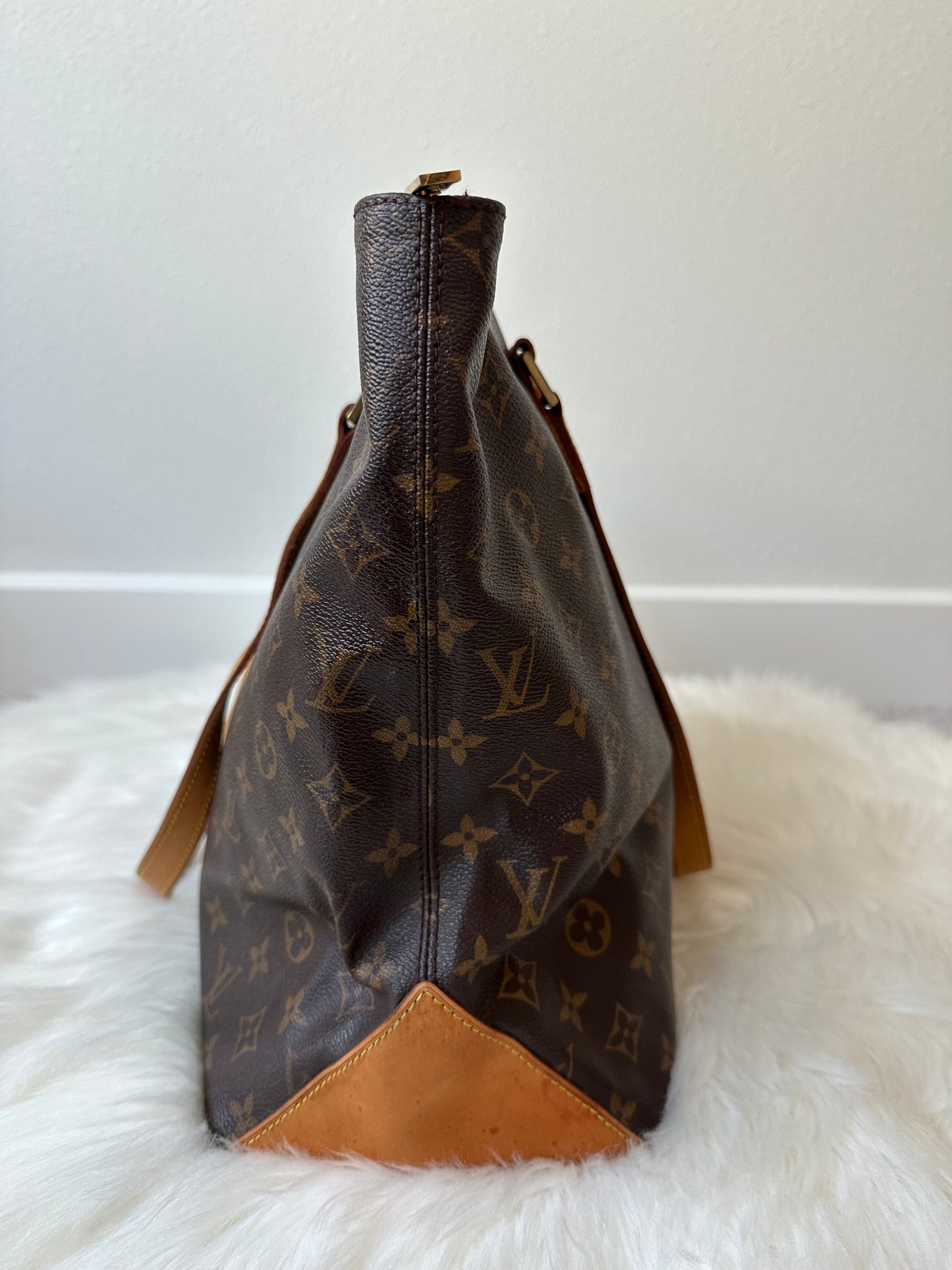 Pre-owned Louis Vuitton Cabas Mezzo Monogram Tote Shoulder Bag