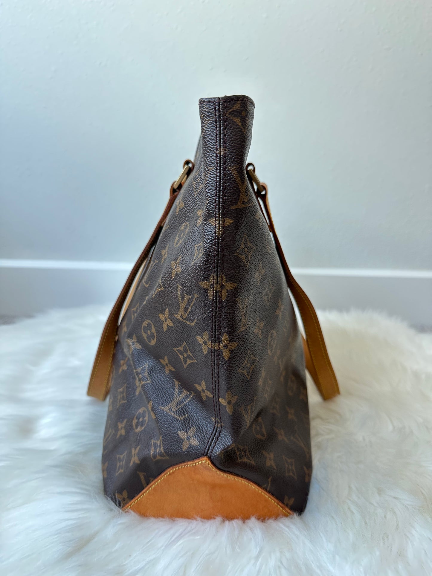 Pre-owned Louis Vuitton Cabas Mezzo Monogram Tote Shoulder Bag