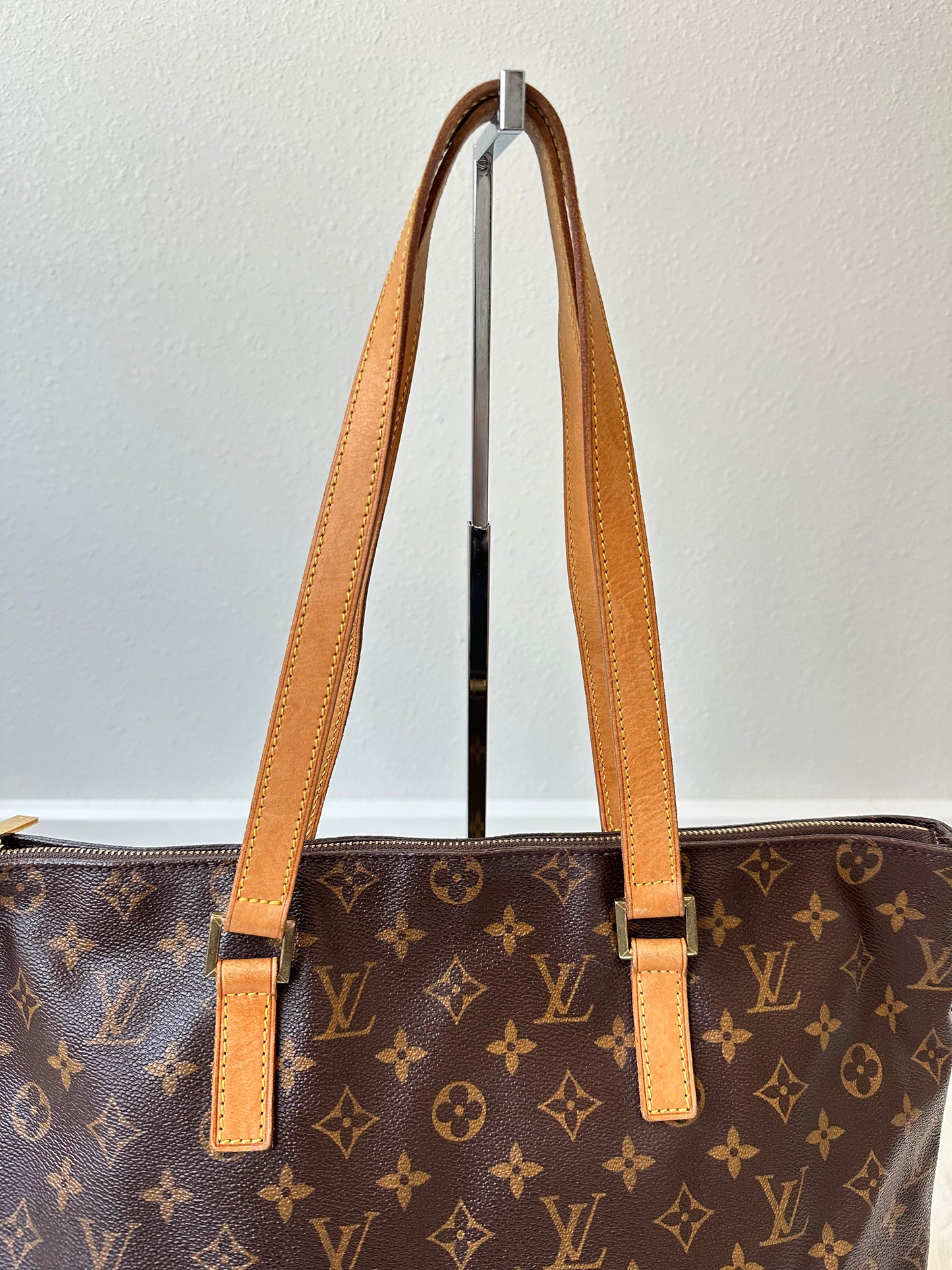 Pre-owned Louis Vuitton Cabas Mezzo Monogram Tote Shoulder Bag