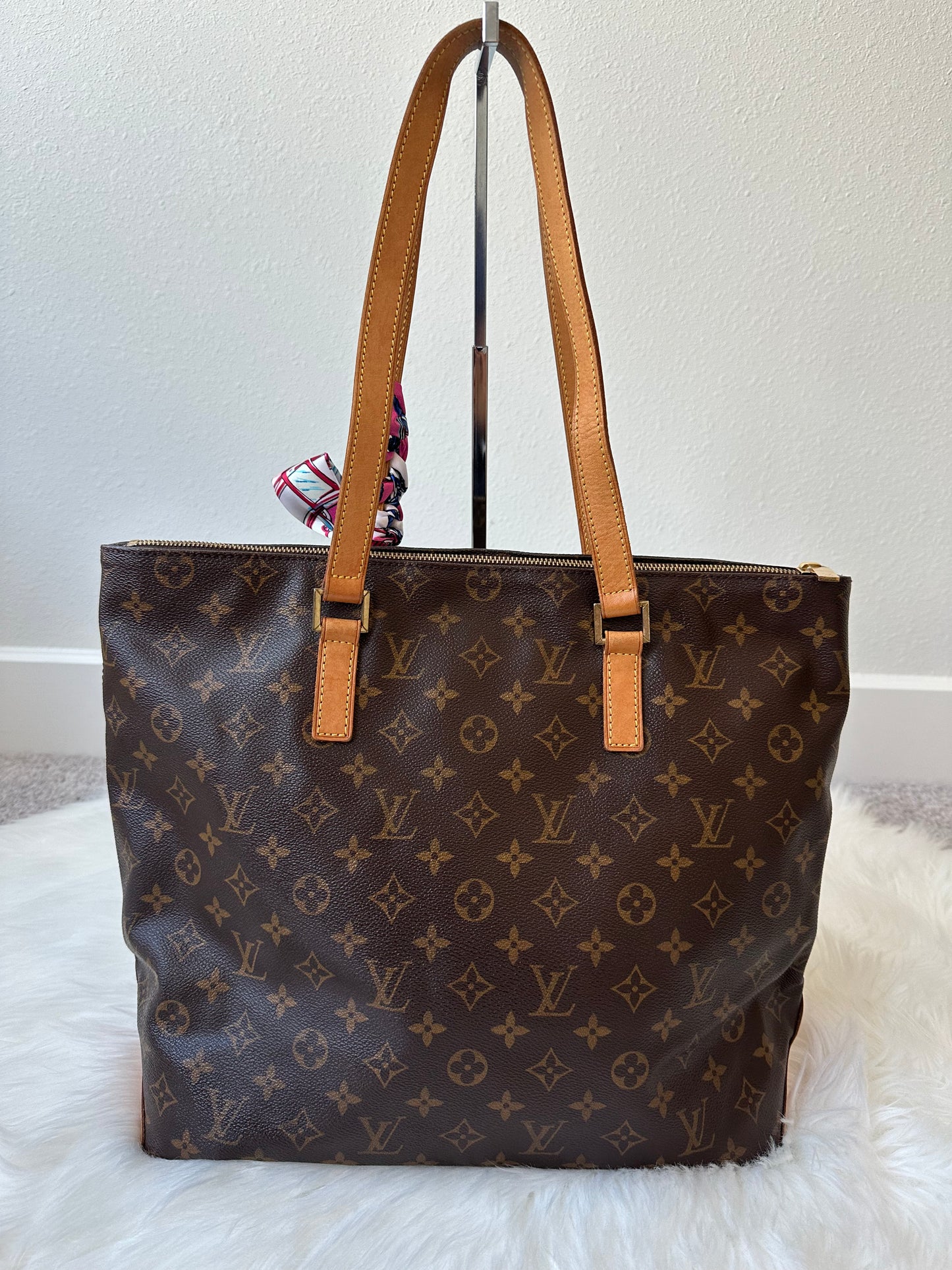 Pre-owned Louis Vuitton Cabas Mezzo Monogram Tote Shoulder Bag