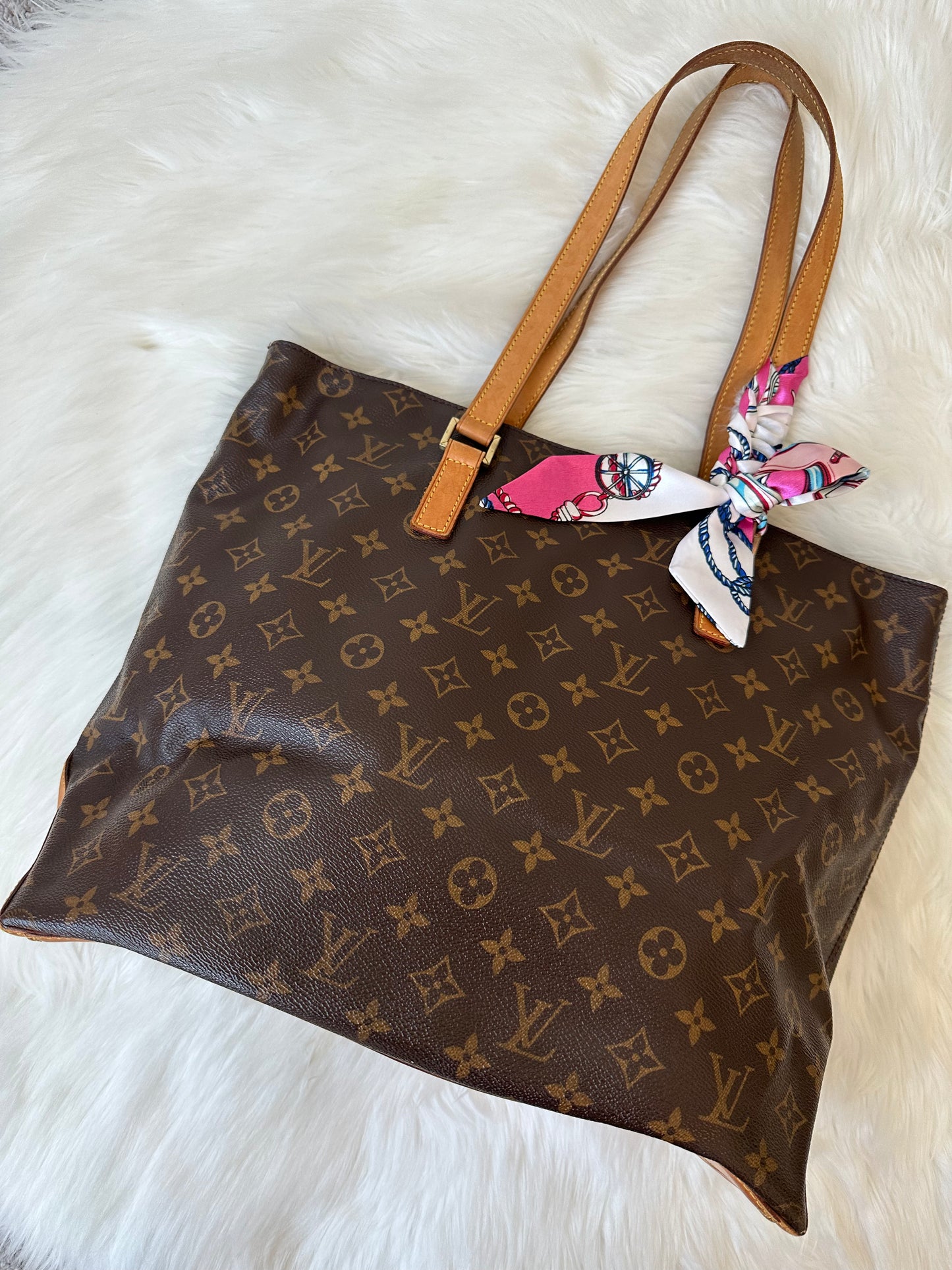 Pre-owned Louis Vuitton Cabas Mezzo Monogram Tote Shoulder Bag
