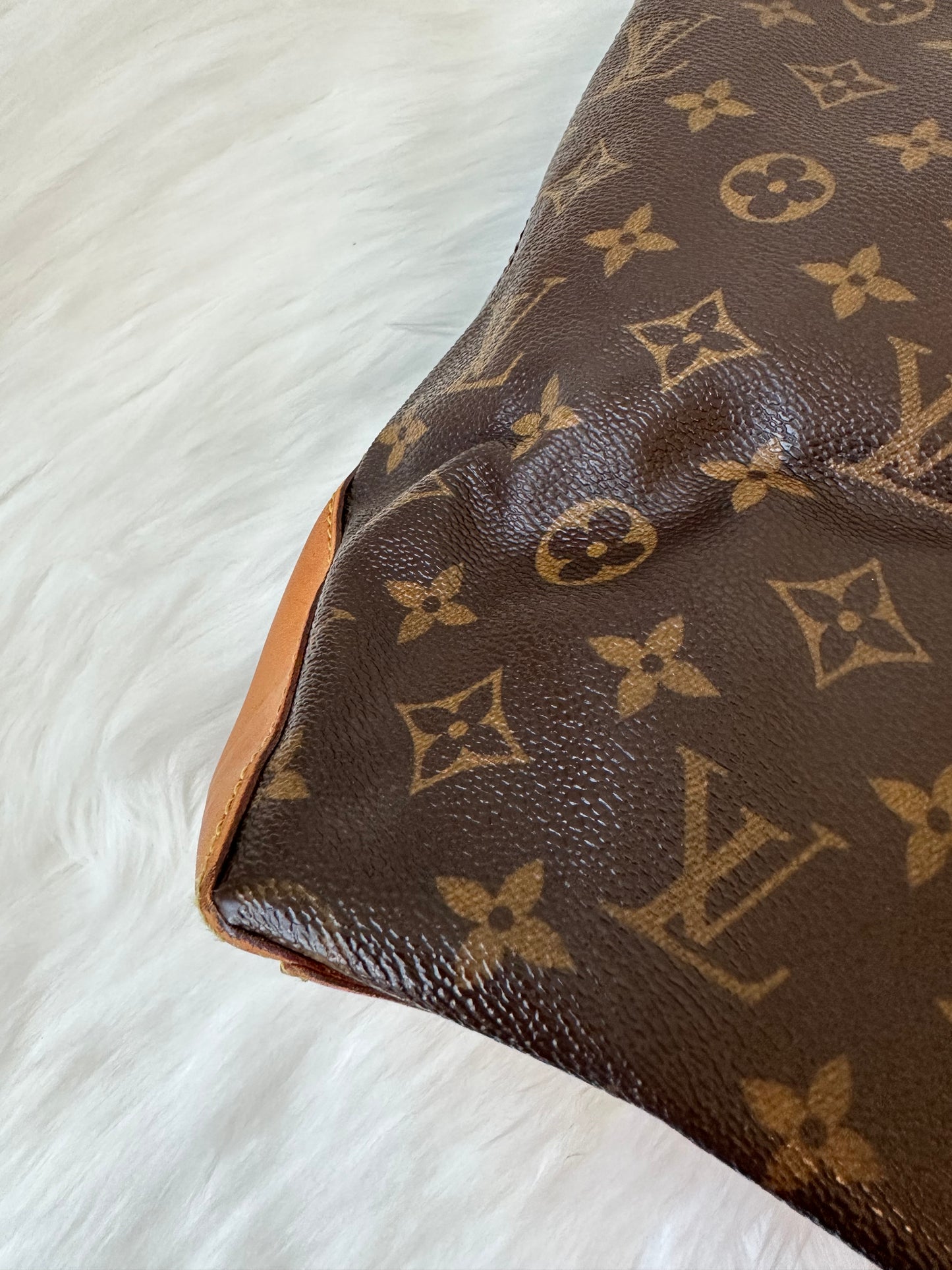 Pre-owned Louis Vuitton Cabas Mezzo Monogram Tote Shoulder Bag