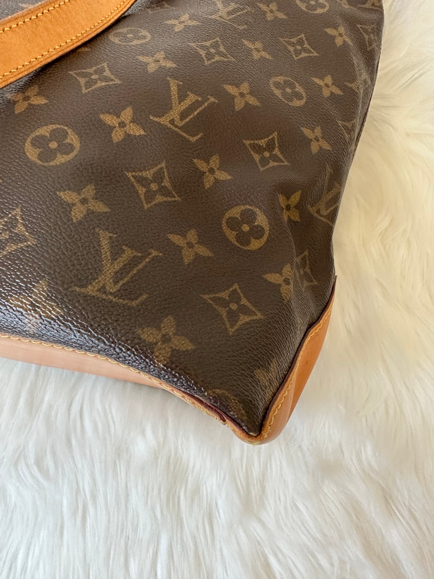 Pre-owned Louis Vuitton Cabas Mezzo Monogram Tote Shoulder Bag