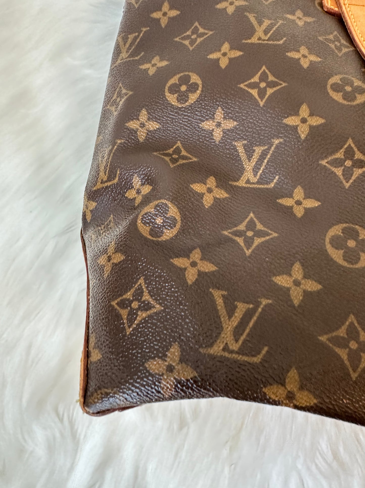 Pre-owned Louis Vuitton Cabas Mezzo Monogram Tote Shoulder Bag