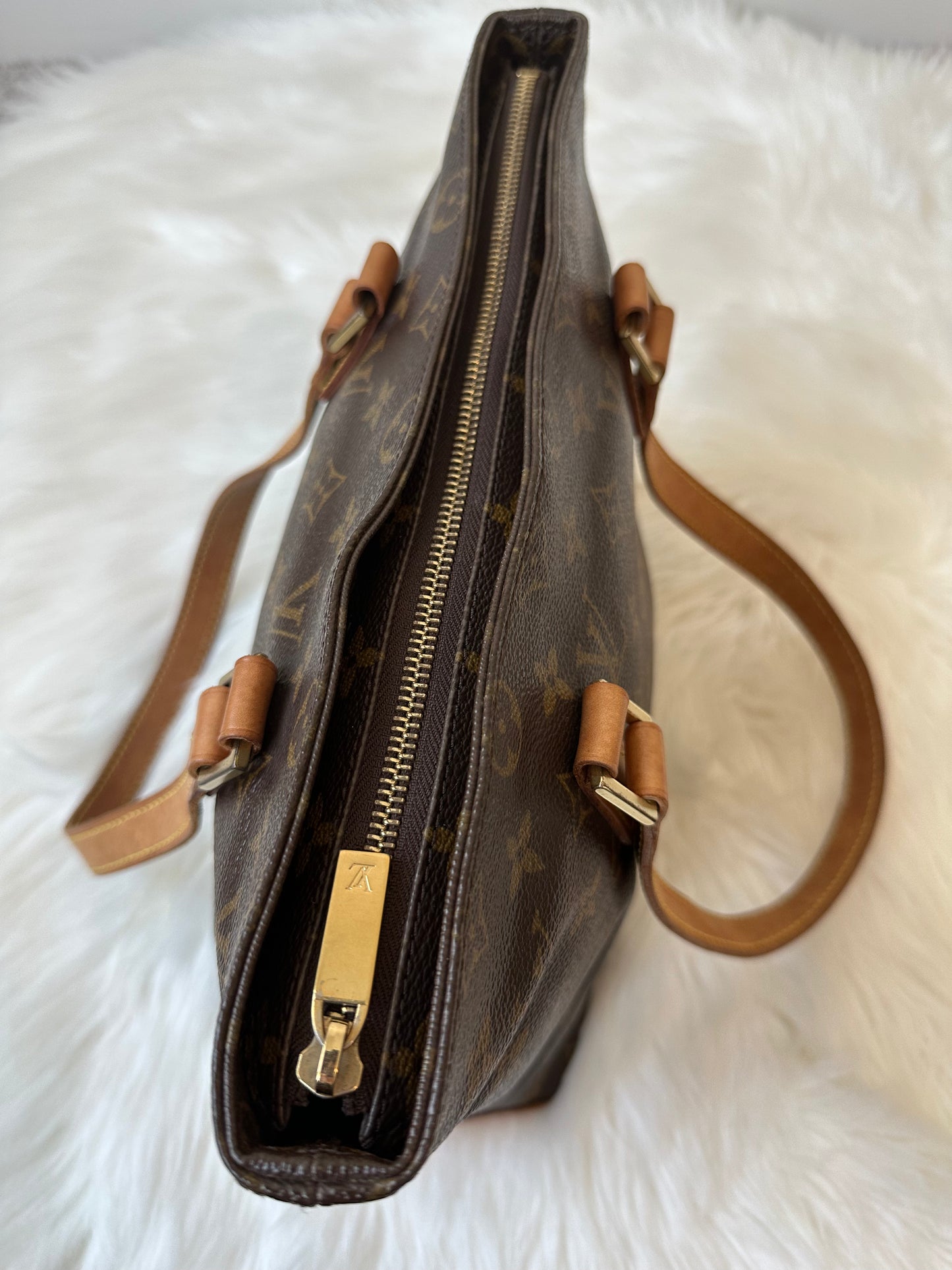 Pre-owned Authentic Louis Vuitton Cabas Piano Monogram Shoulder Bag