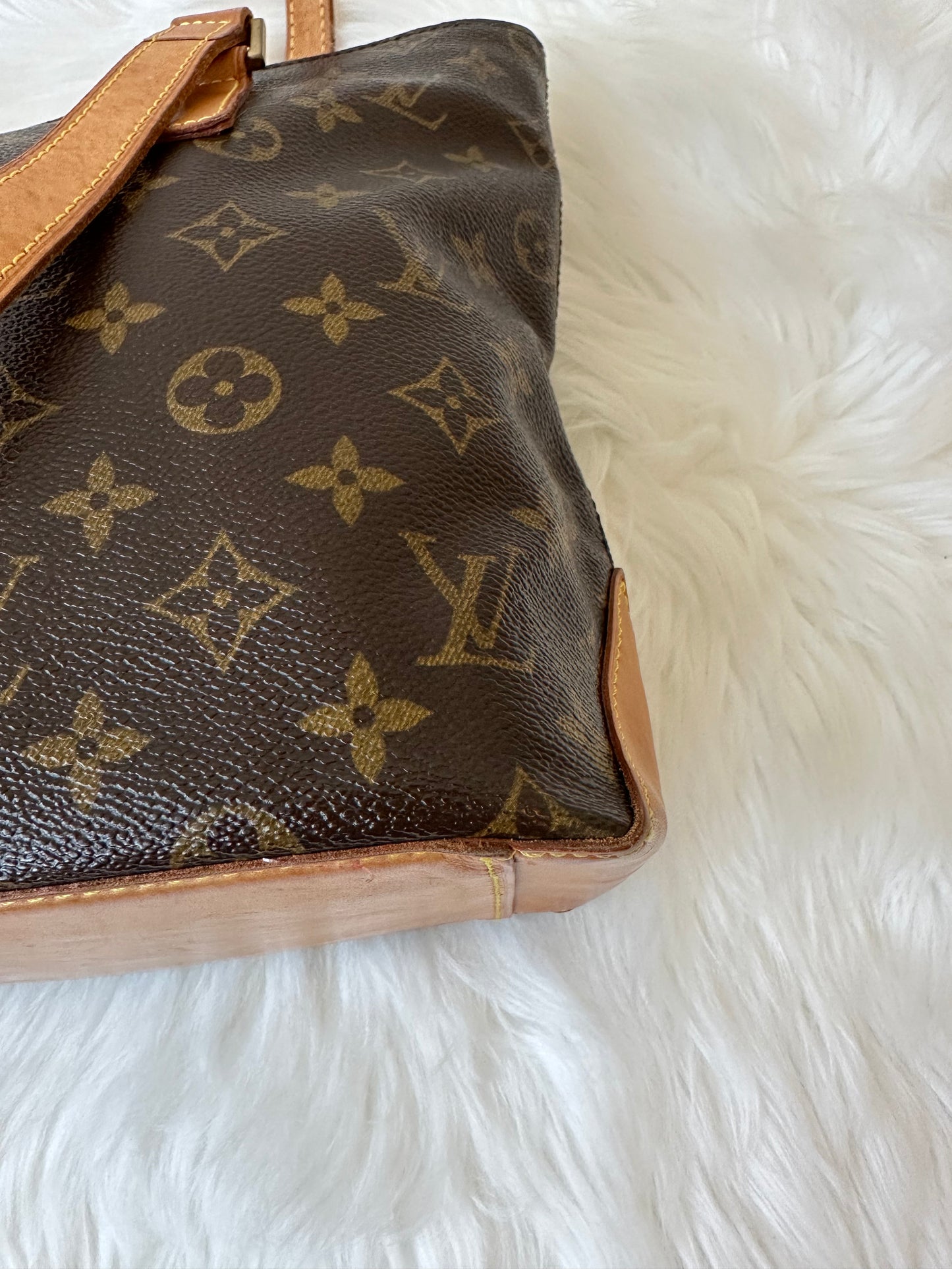Pre-owned Authentic Louis Vuitton Cabas Piano Monogram Shoulder Bag