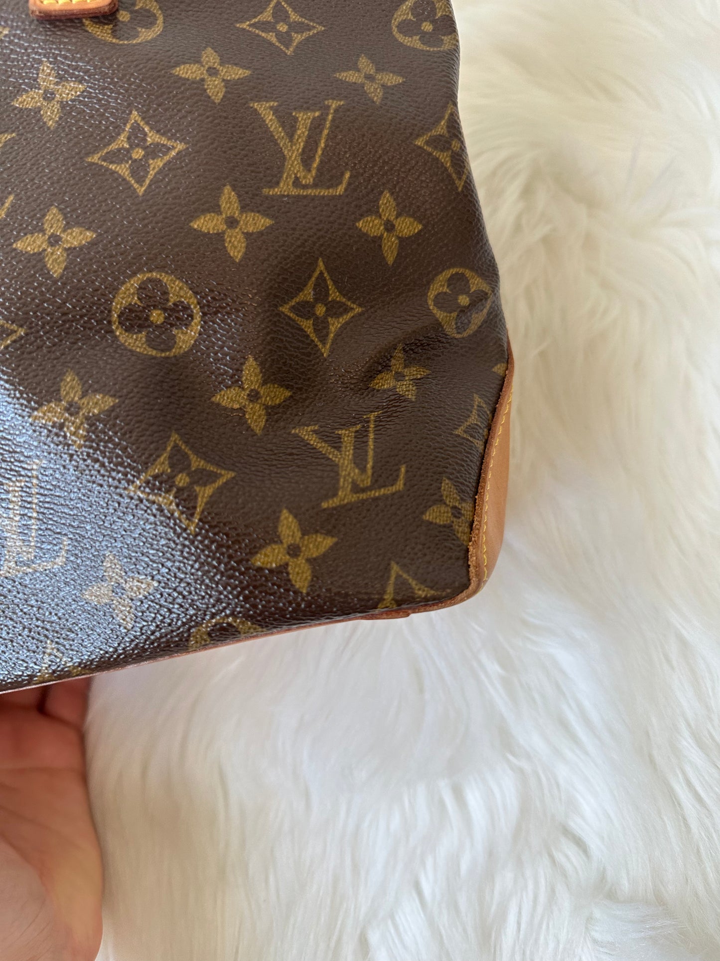 Pre-owned Authentic Louis Vuitton Cabas Piano Monogram Shoulder Bag