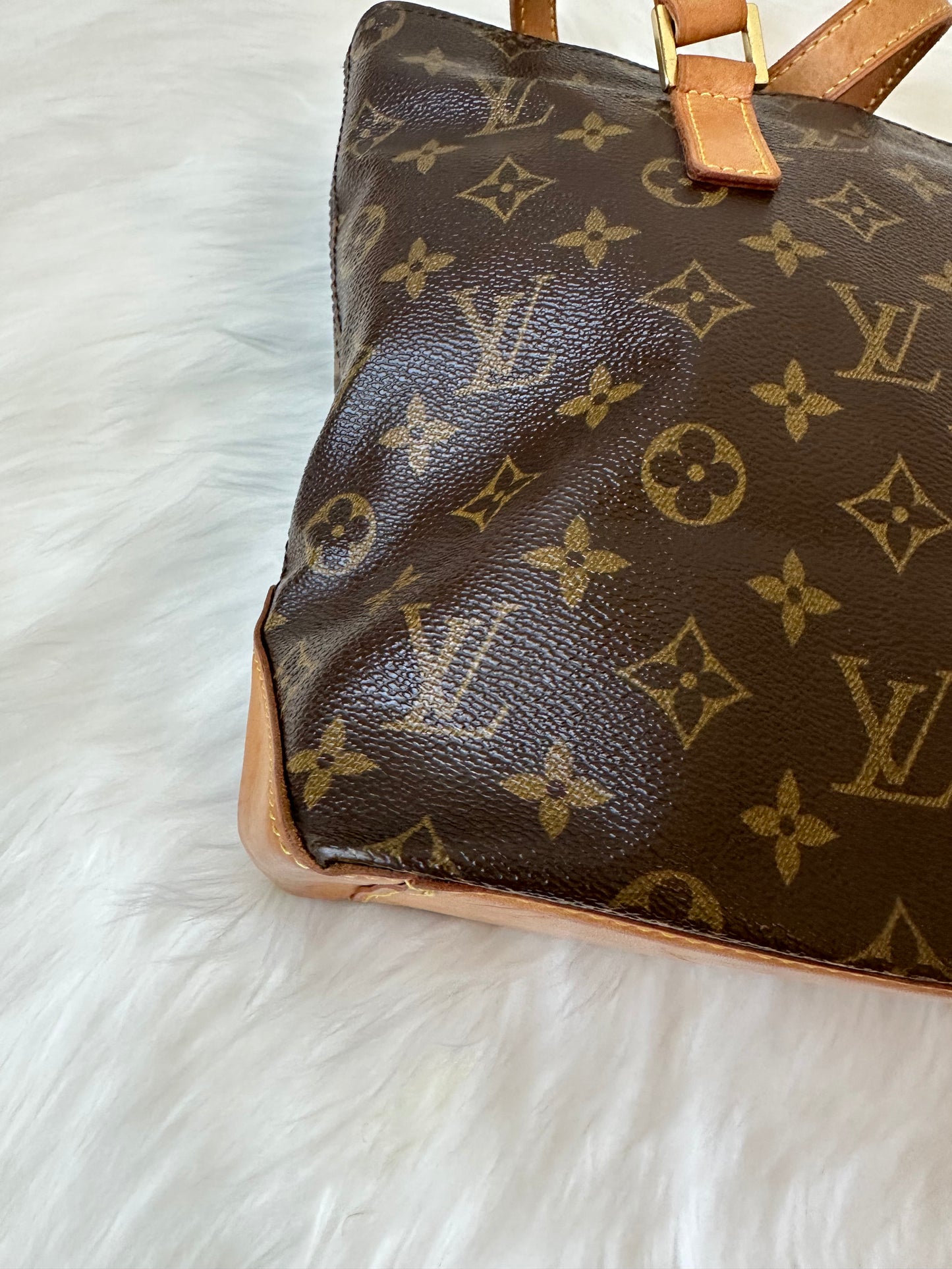 Pre-owned Authentic Louis Vuitton Cabas Piano Monogram Shoulder Bag