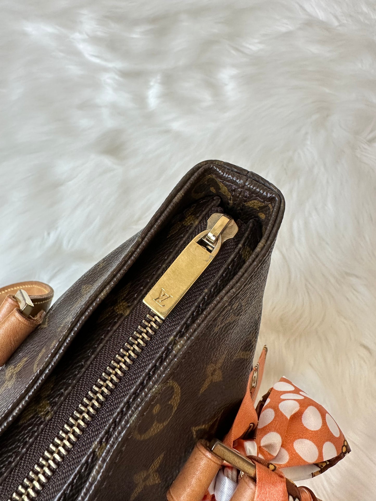 Pre-owned Authentic Louis Vuitton Cabas Piano Monogram Shoulder Bag