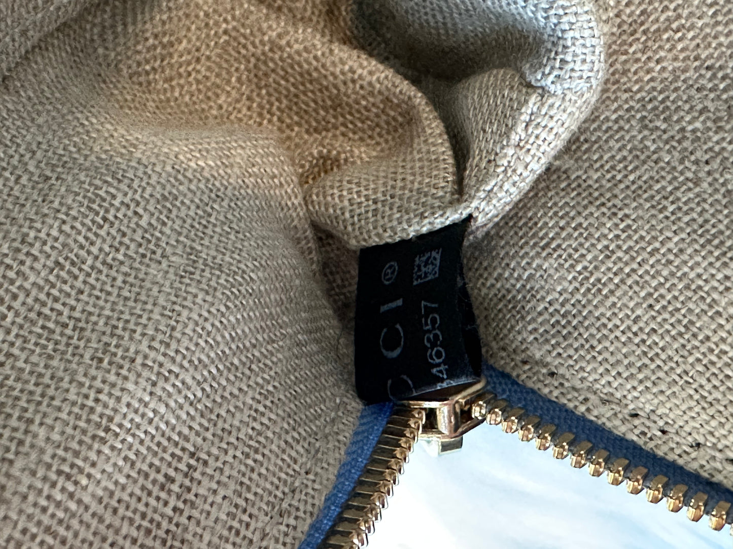 Pre-owned Authentic GUCCI Mini Dome Microguccissima GG Light Blue Leather Crossbody Bag