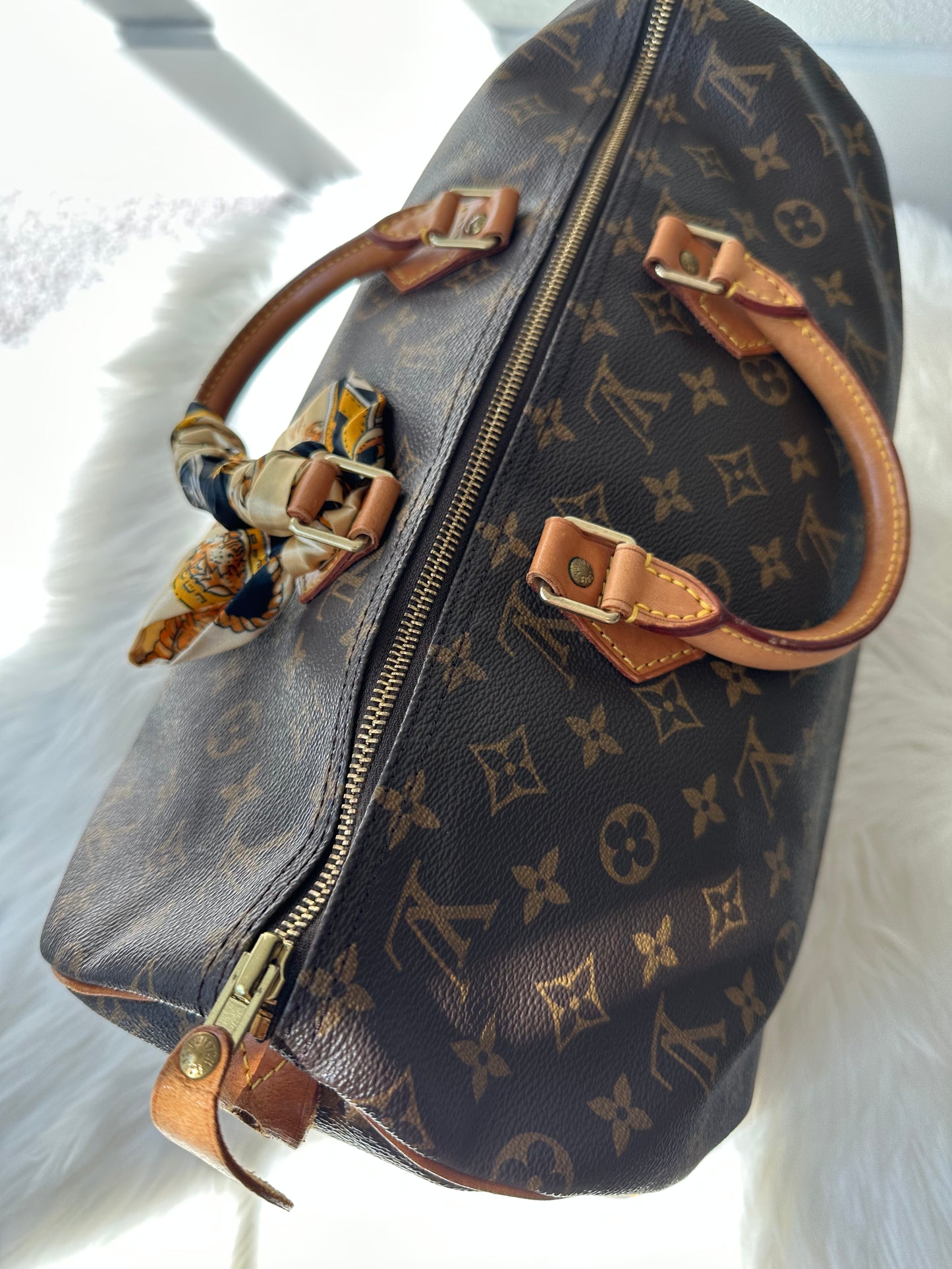 Pre-owned Authentic Louis Vuitton Speedy 40 Monogram Handbag
