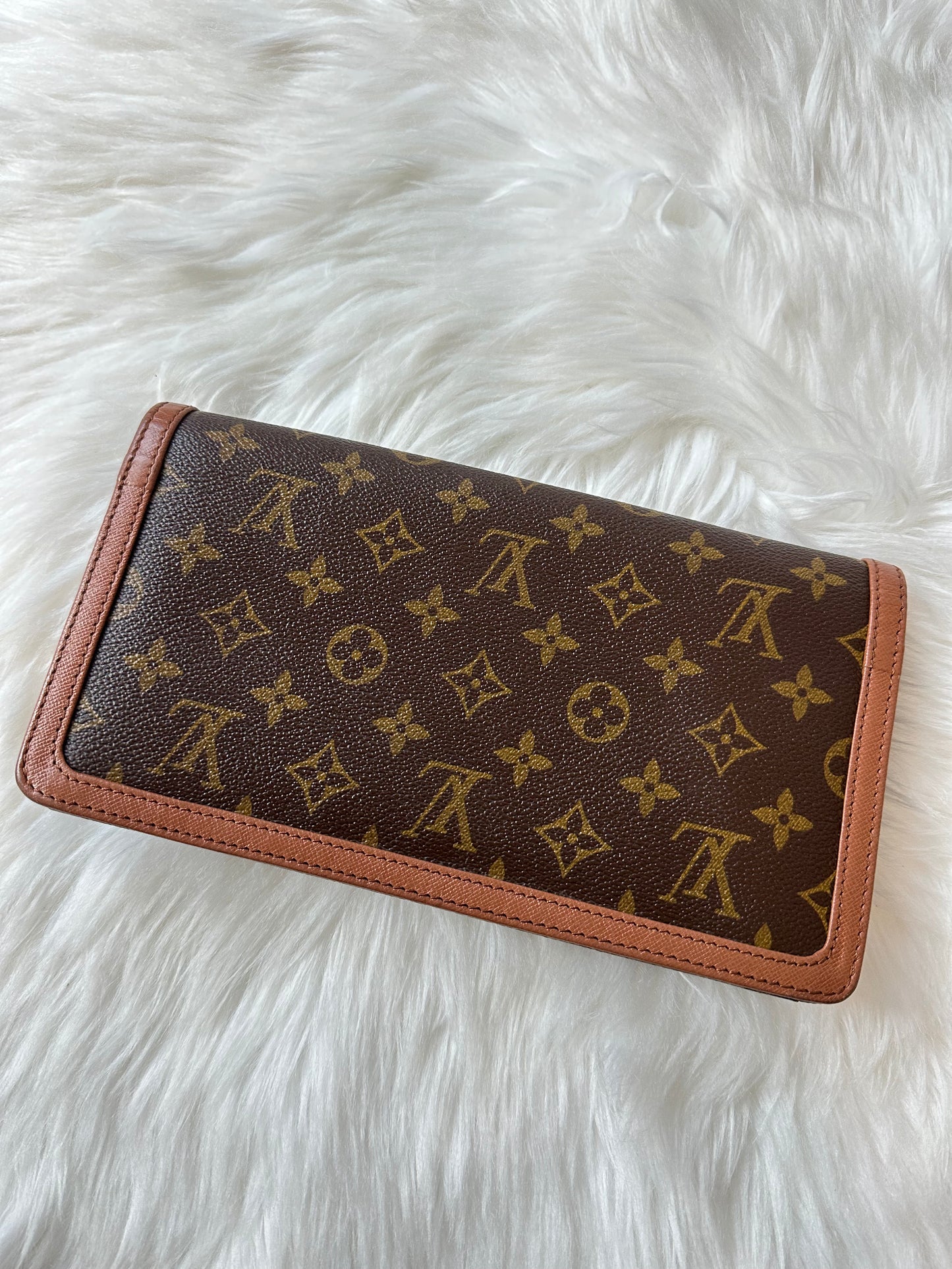 Pre-owned Authentic Louis Vuitton Pochette Dame Monogram Clutch Bag