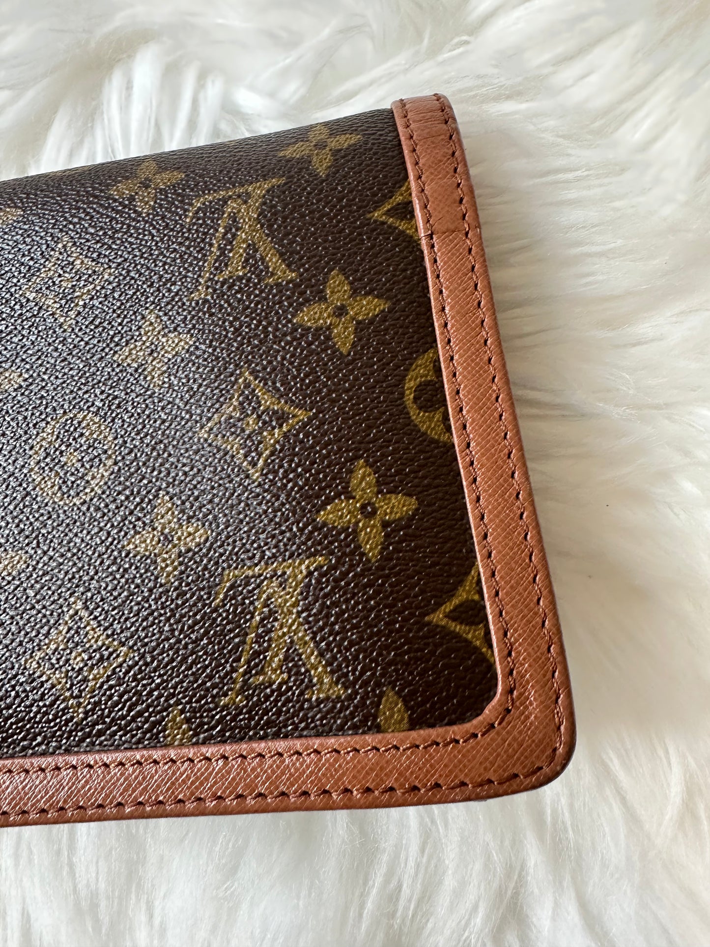 Pre-owned Authentic Louis Vuitton Pochette Dame Monogram Clutch Bag
