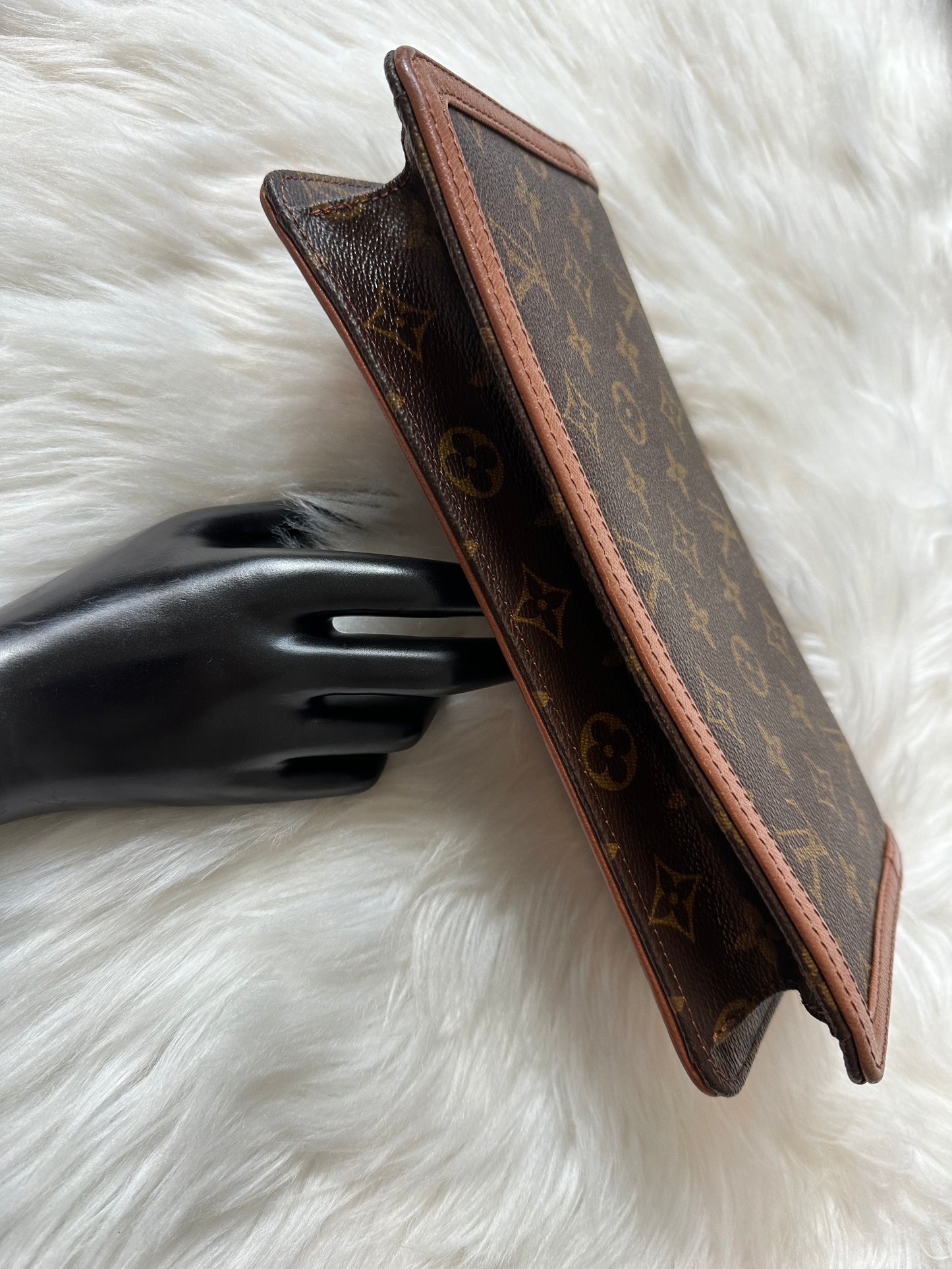Pre-owned Authentic Louis Vuitton Pochette Dame Monogram Clutch Bag