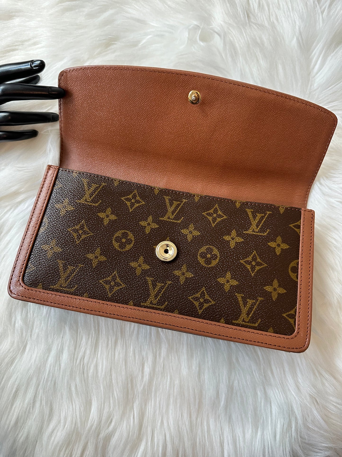 Pre-owned Authentic Louis Vuitton Pochette Dame Monogram Clutch Bag