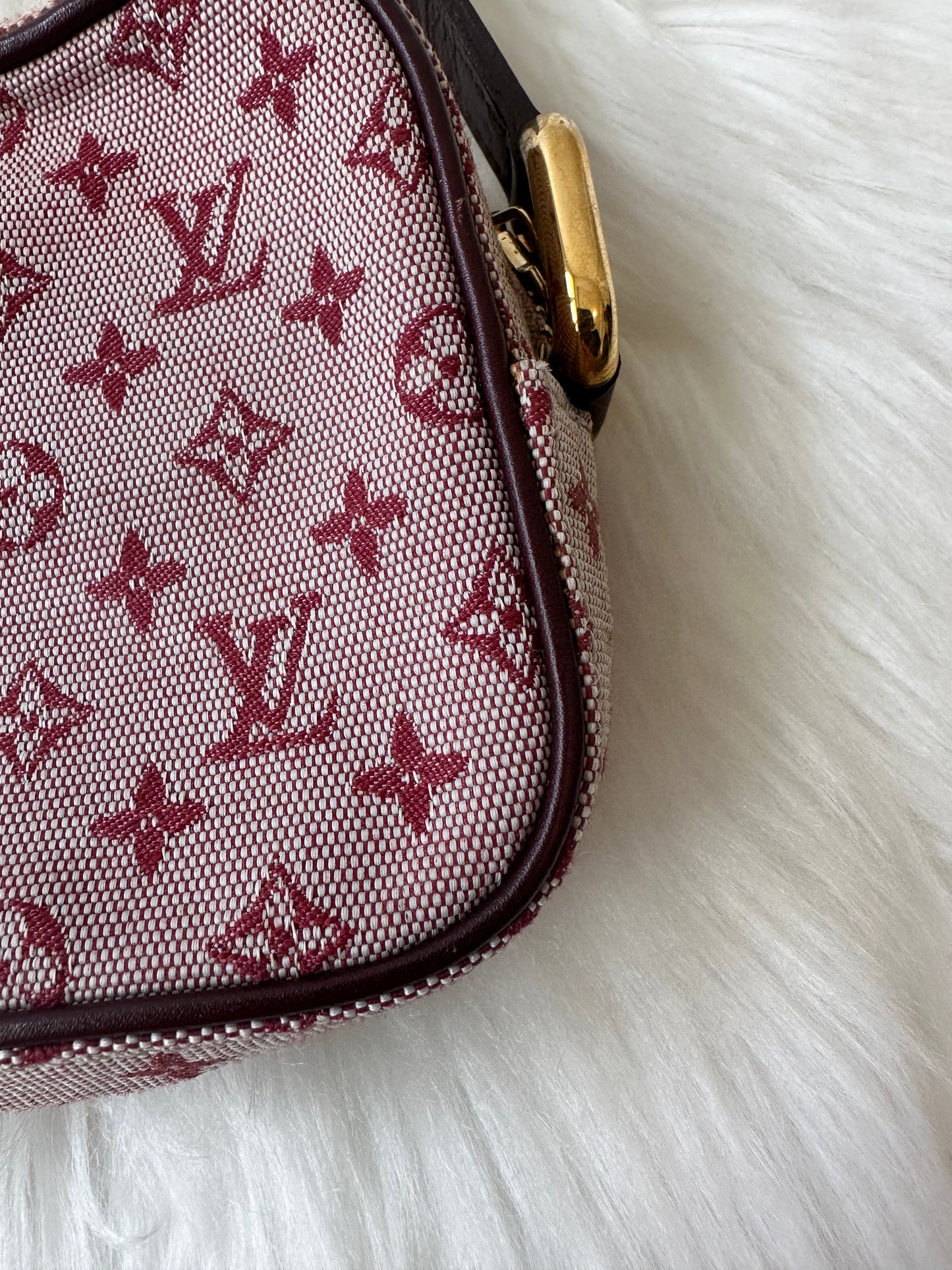 Pre-owned Authentic Louis Vuitton Juliette Monogram Mini Lin Shoulder / Crossbody Bag