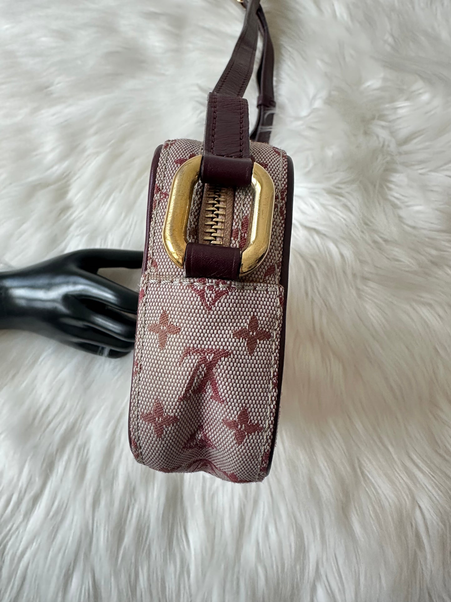 Pre-owned Authentic Louis Vuitton Juliette Monogram Mini Lin Shoulder / Crossbody Bag