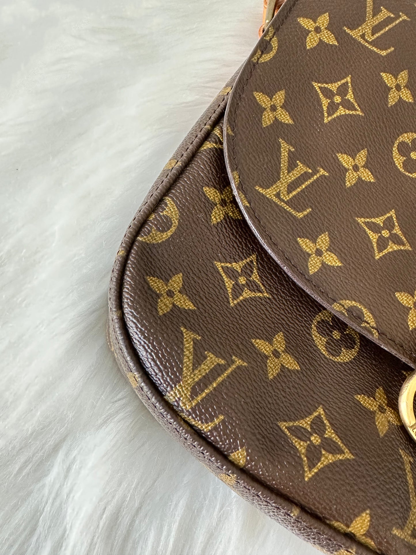 Pre-owned Louis Vuitton Saint Cloud GM Monogram Crossbody Bag