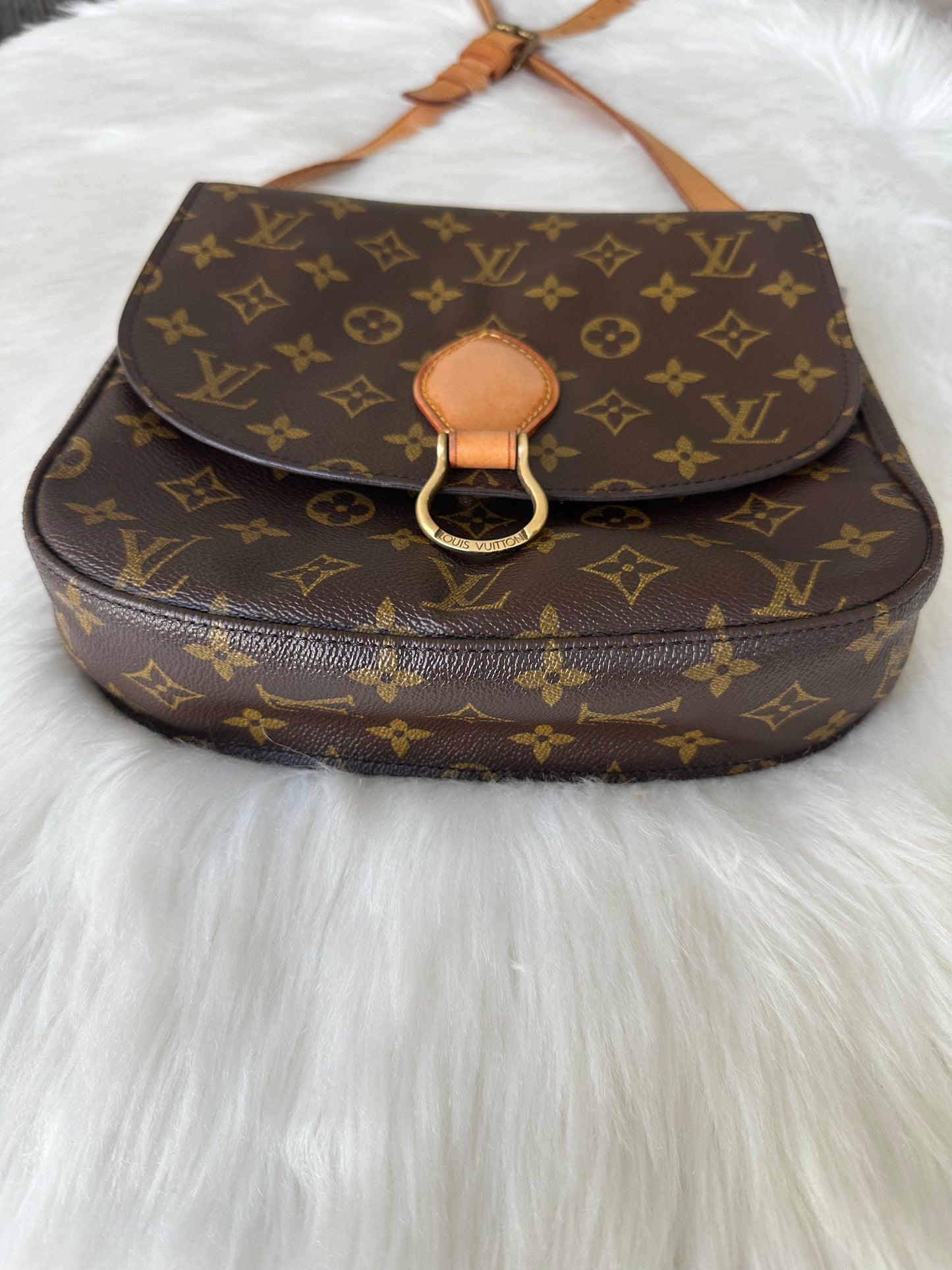 Pre-owned Louis Vuitton Saint Cloud GM Monogram Crossbody Bag