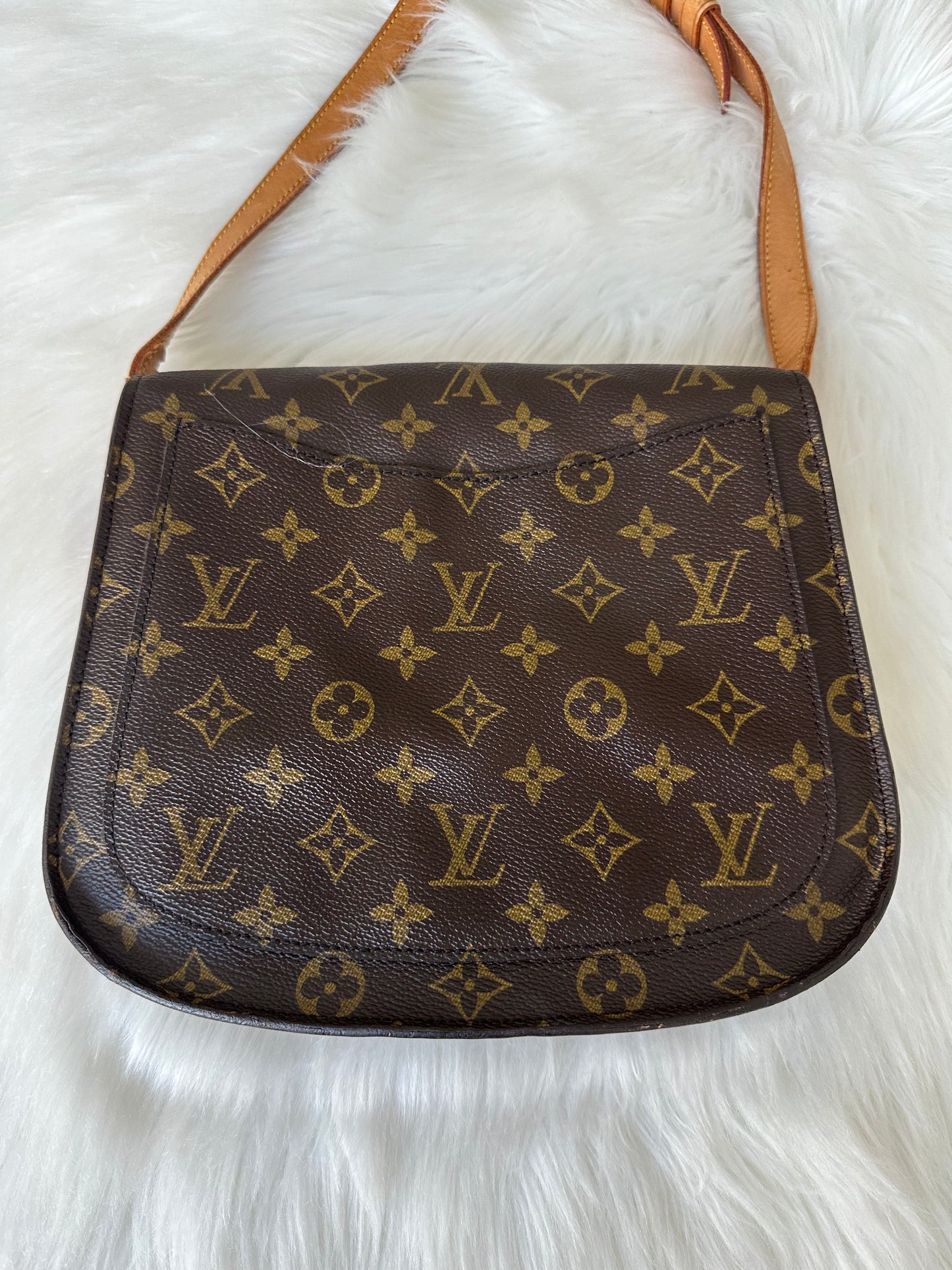 Pre-owned Louis Vuitton Saint Cloud GM Monogram Crossbody Bag