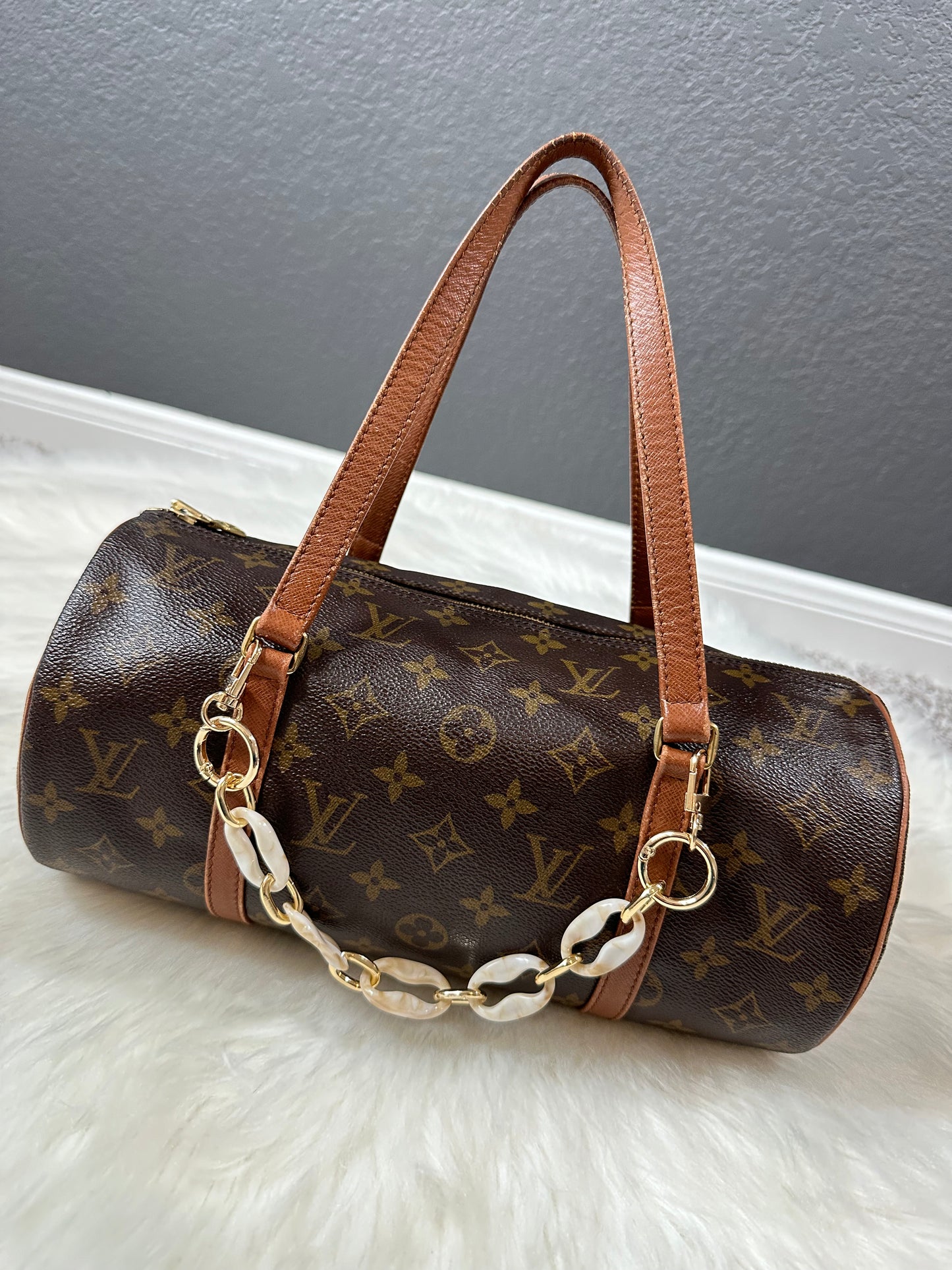 Pre-owned Authentic Louis Vuitton Papillon 30 Monogram Handbag