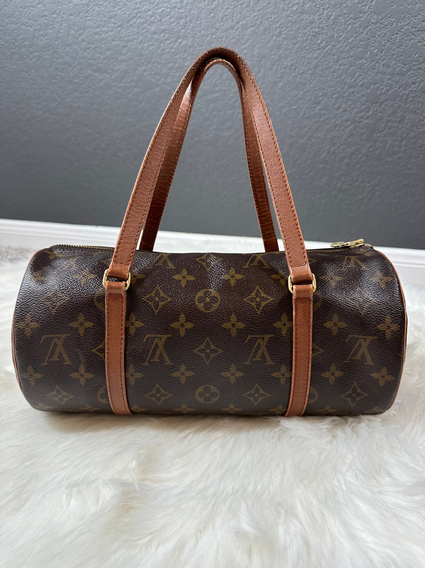 Pre-owned Authentic Louis Vuitton Papillon 30 Monogram Handbag