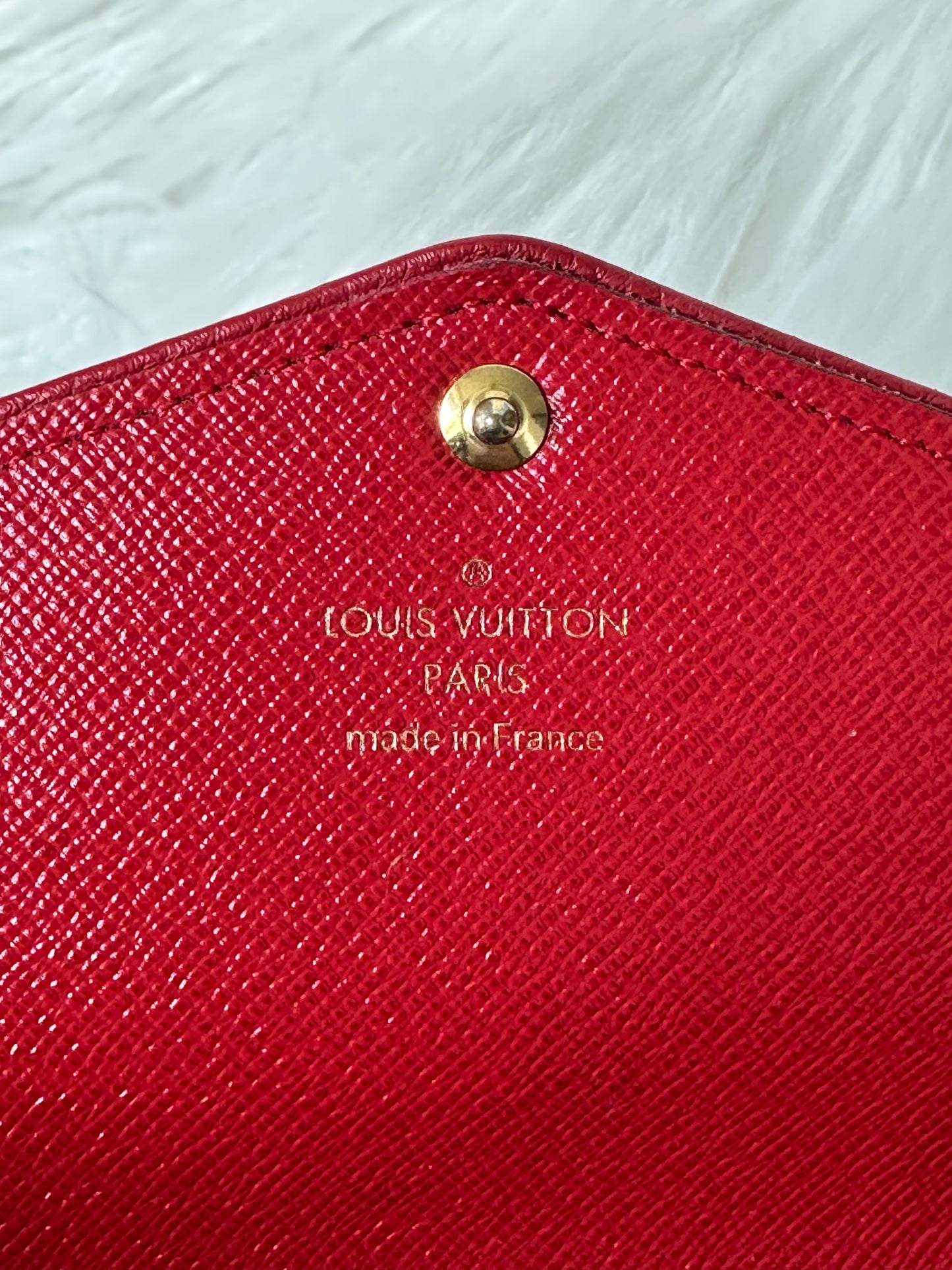 Pre-owned Authentic Louis Vuitton Monogram Sarah Retiro Long Wallet