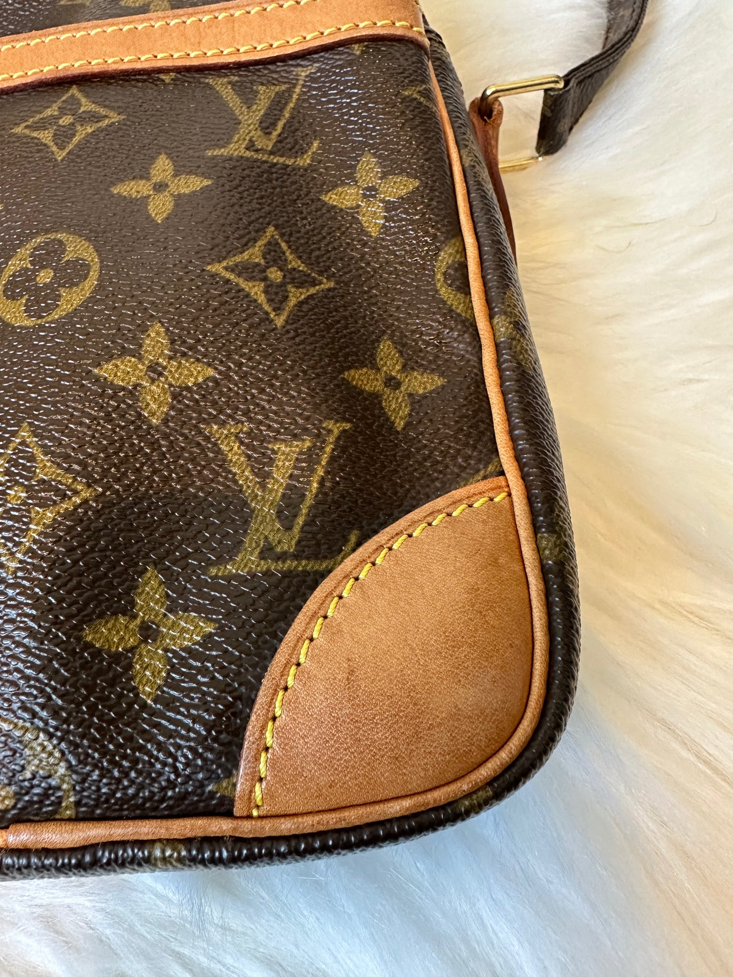 Pre-owned Authentic Louis Vuitton Danube Monogram Crossbody Bag