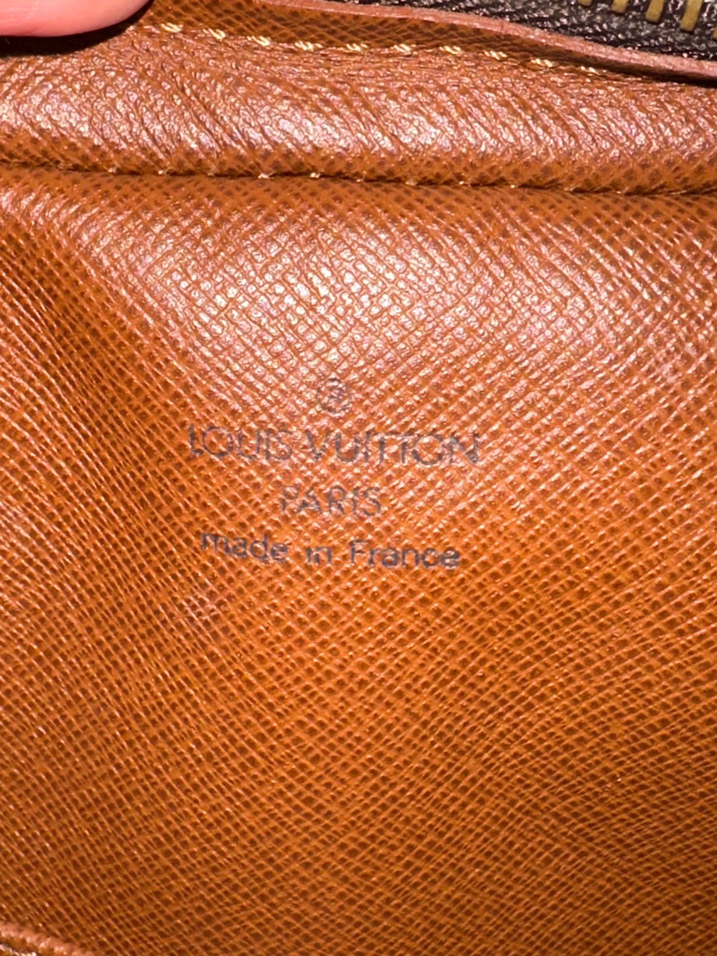 Pre-owned Authentic Louis Vuitton Danube Monogram Crossbody Bag