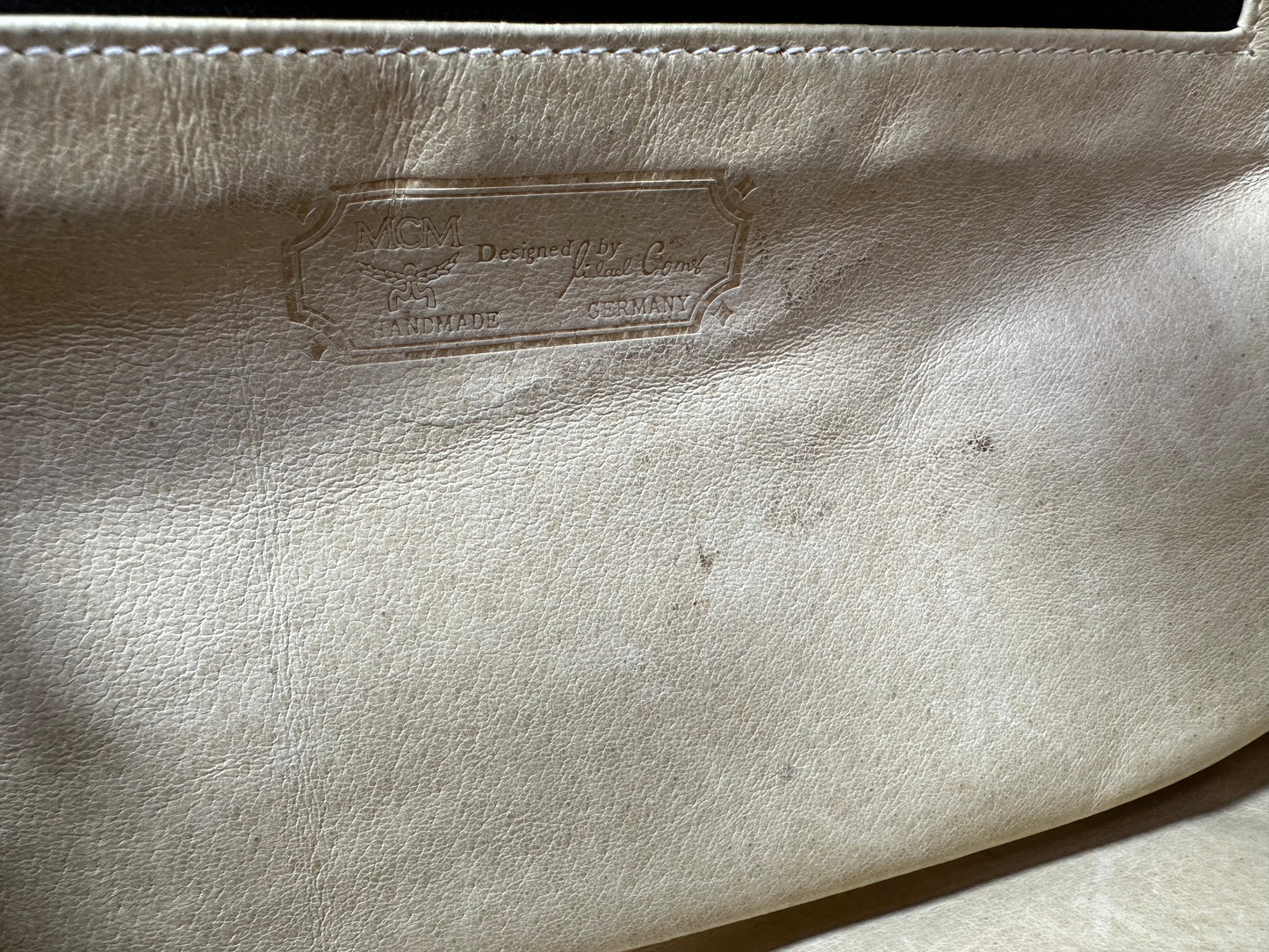 Pre-owned Authentic MCM Black Handbag